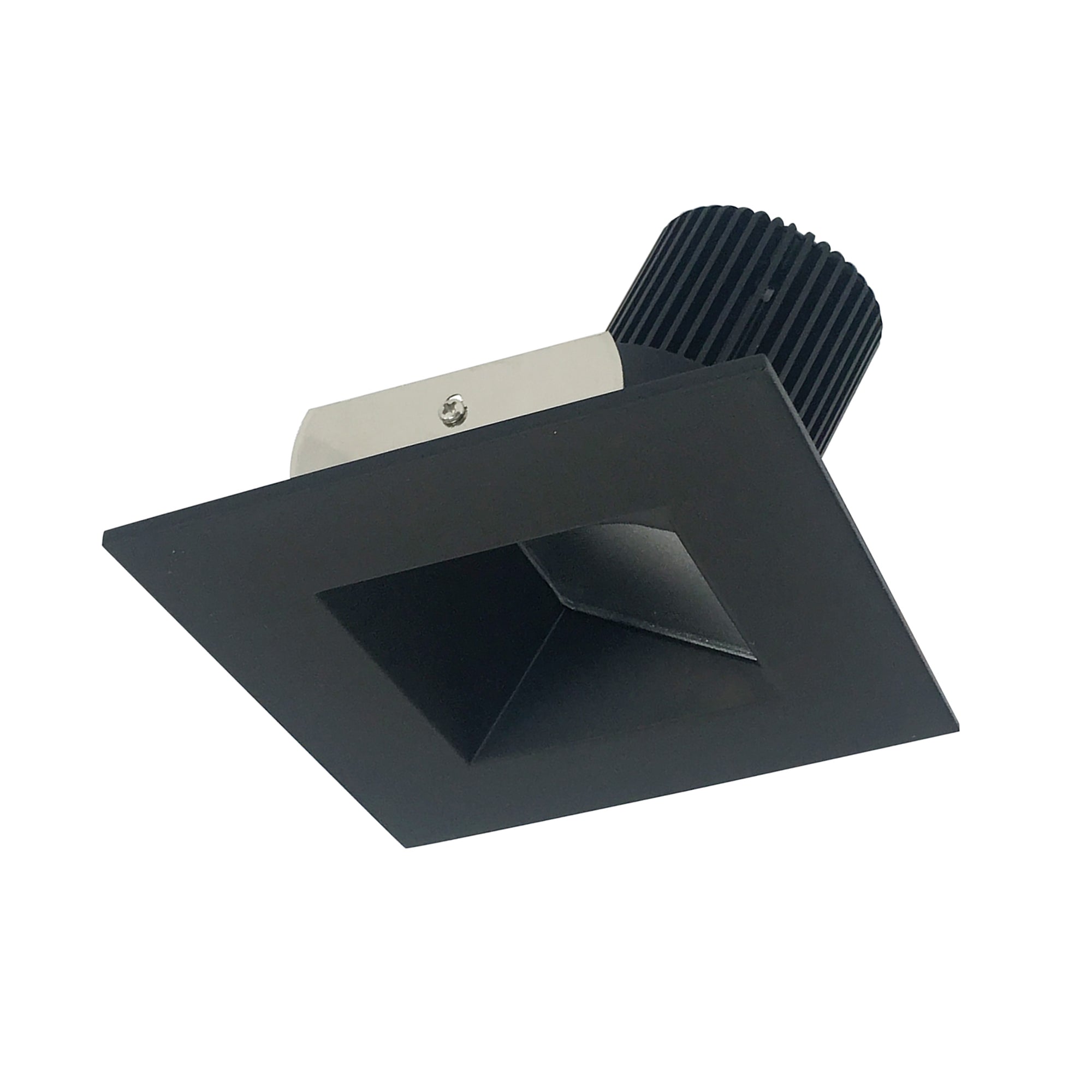 Nora Lighting NIO - 4SW40XBB/10 4" Iolite LED Square Wall Wash, 1000lm / 14W, 4000K, Black Reflector / Black Flange - Sonic Electric