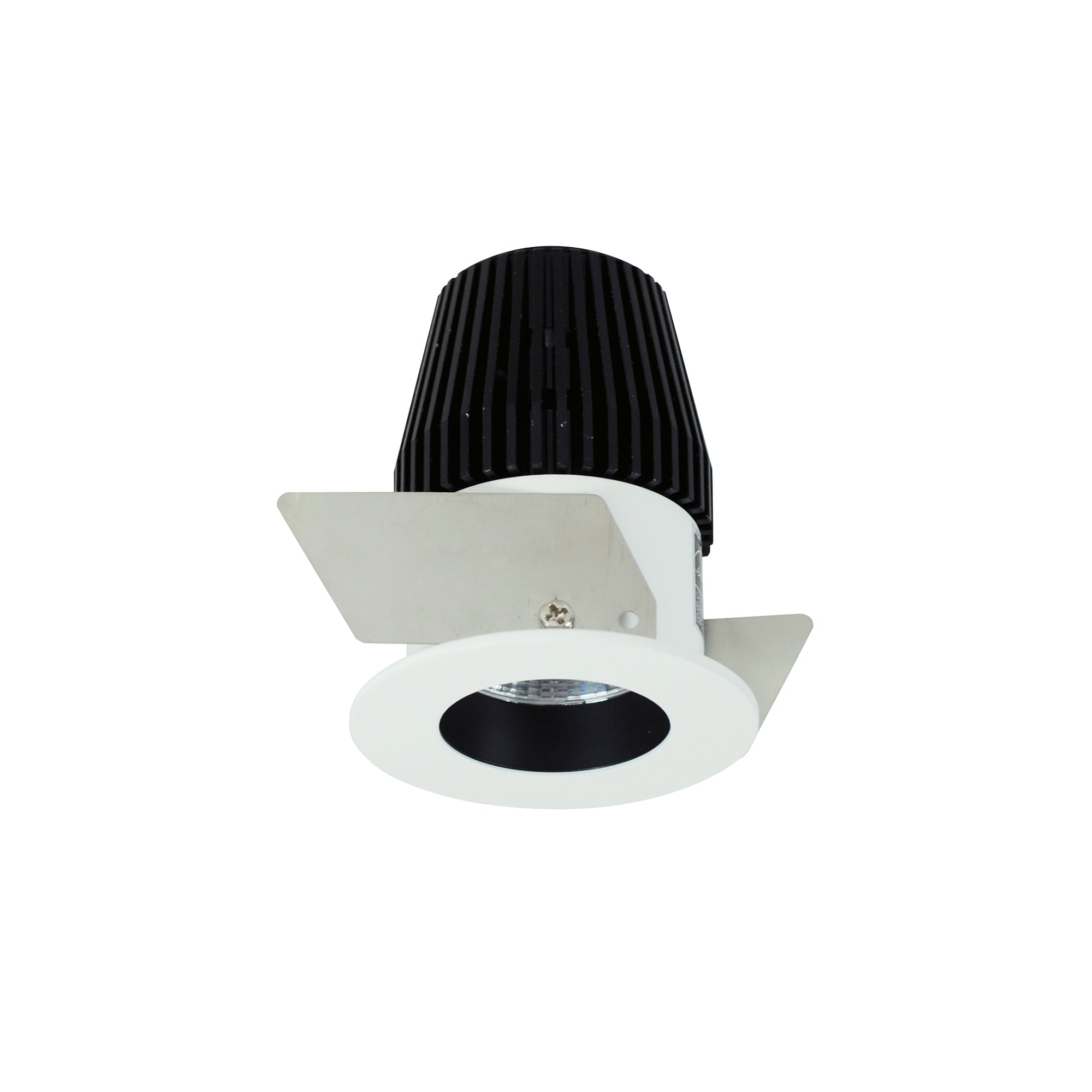 Nora Lighting NIOB - 1RNG30XBW 1" Iolite LED BWF Round Reflector, 600lm, 3000K, Black Reflector / White Flange - Sonic Electric