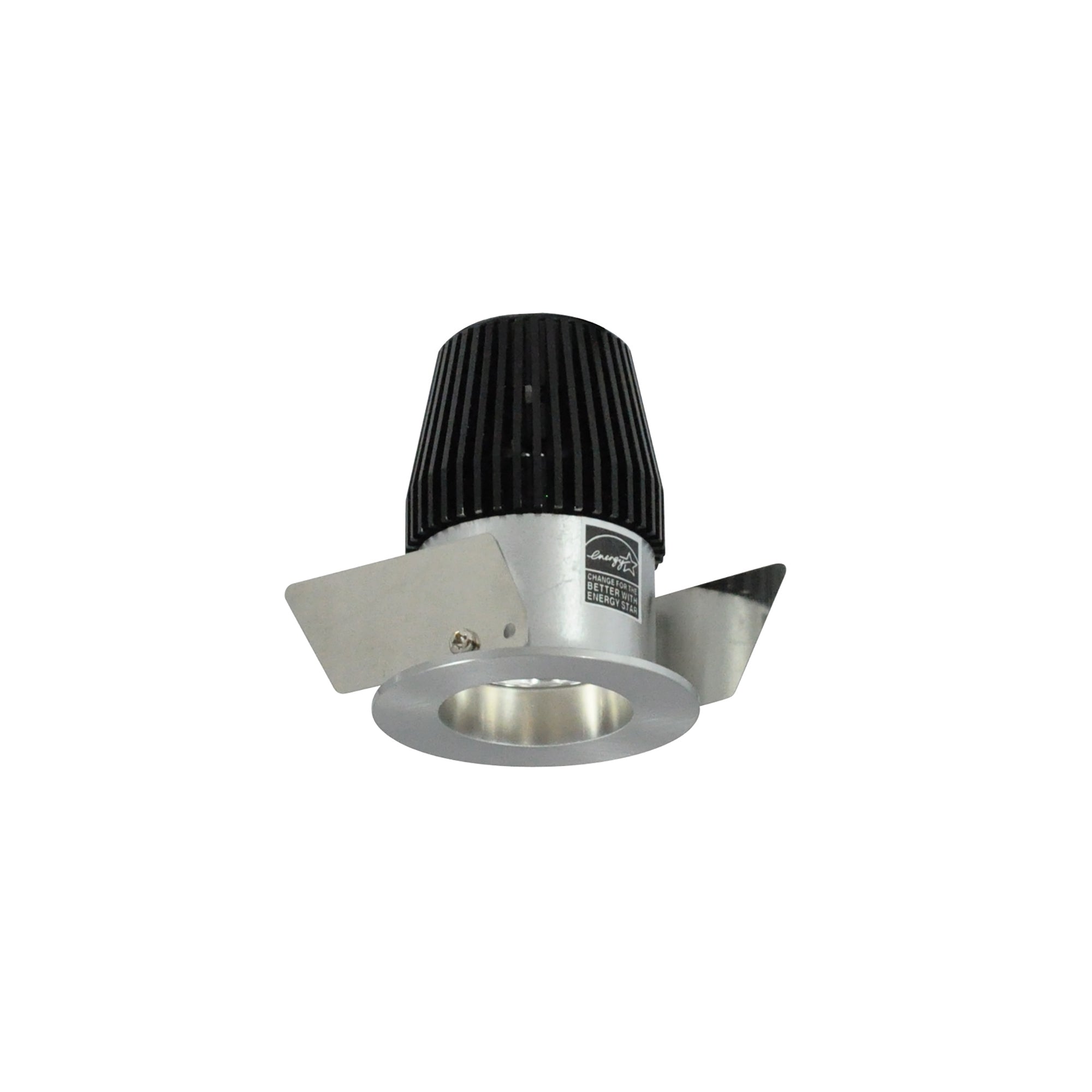 Nora Lighting NIOB - 1RNG35XNN 1" Iolite LED BWF Round Reflector, 600lm, 3500K, Natural Metal Reflector / Natural Metal Flange - Sonic Electric