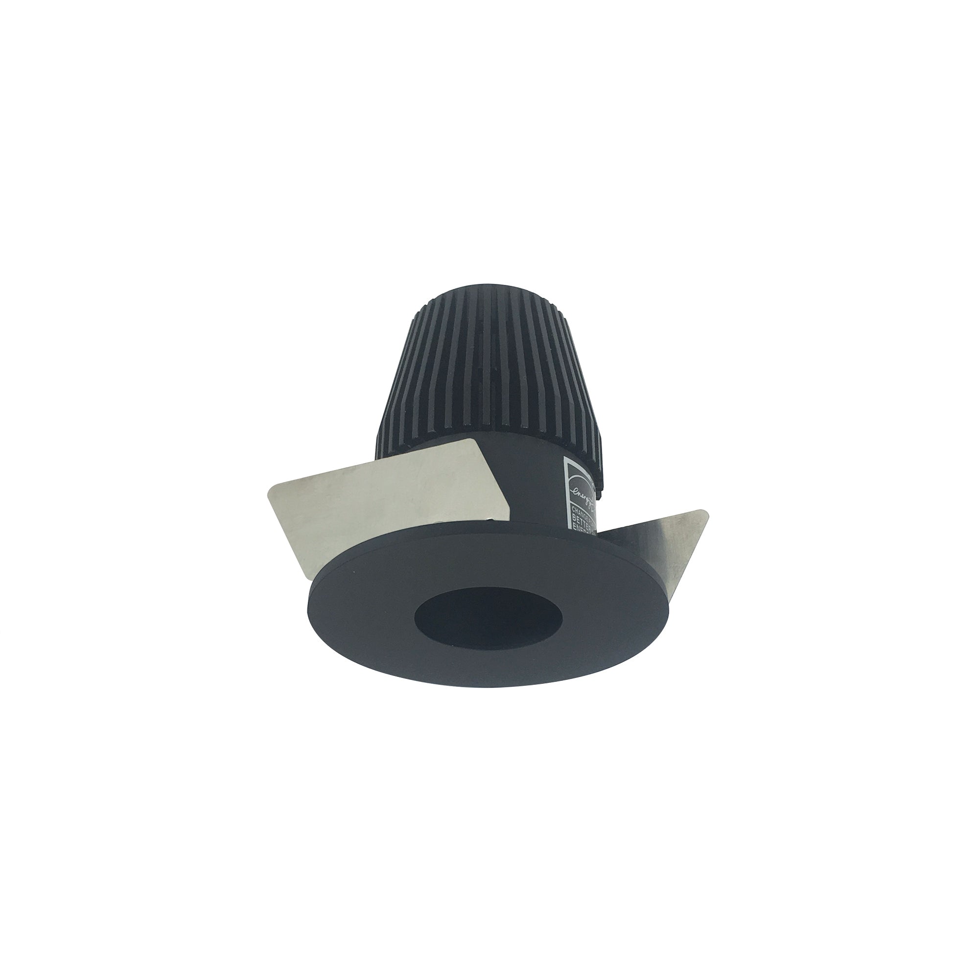Nora Lighting NIOB - 1RNG40XBB 1" Iolite LED BWF Round Reflector, 600lm, 4000K, Black Reflector / Black Flange - Sonic Electric