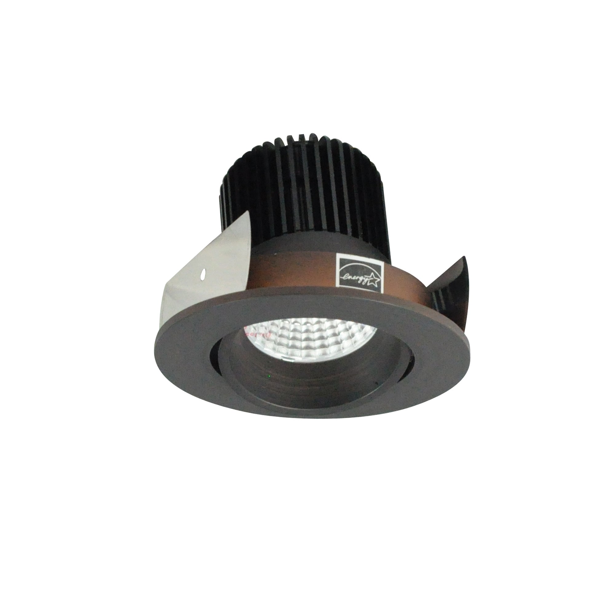 Nora Lighting NIOB - 2RC30XBZ/10 2" Iolite LED Round Adjustable Cone Reflector, 1000lm / 14W, 3000K, Bronze Reflector / Bronze Flange - Sonic Electric
