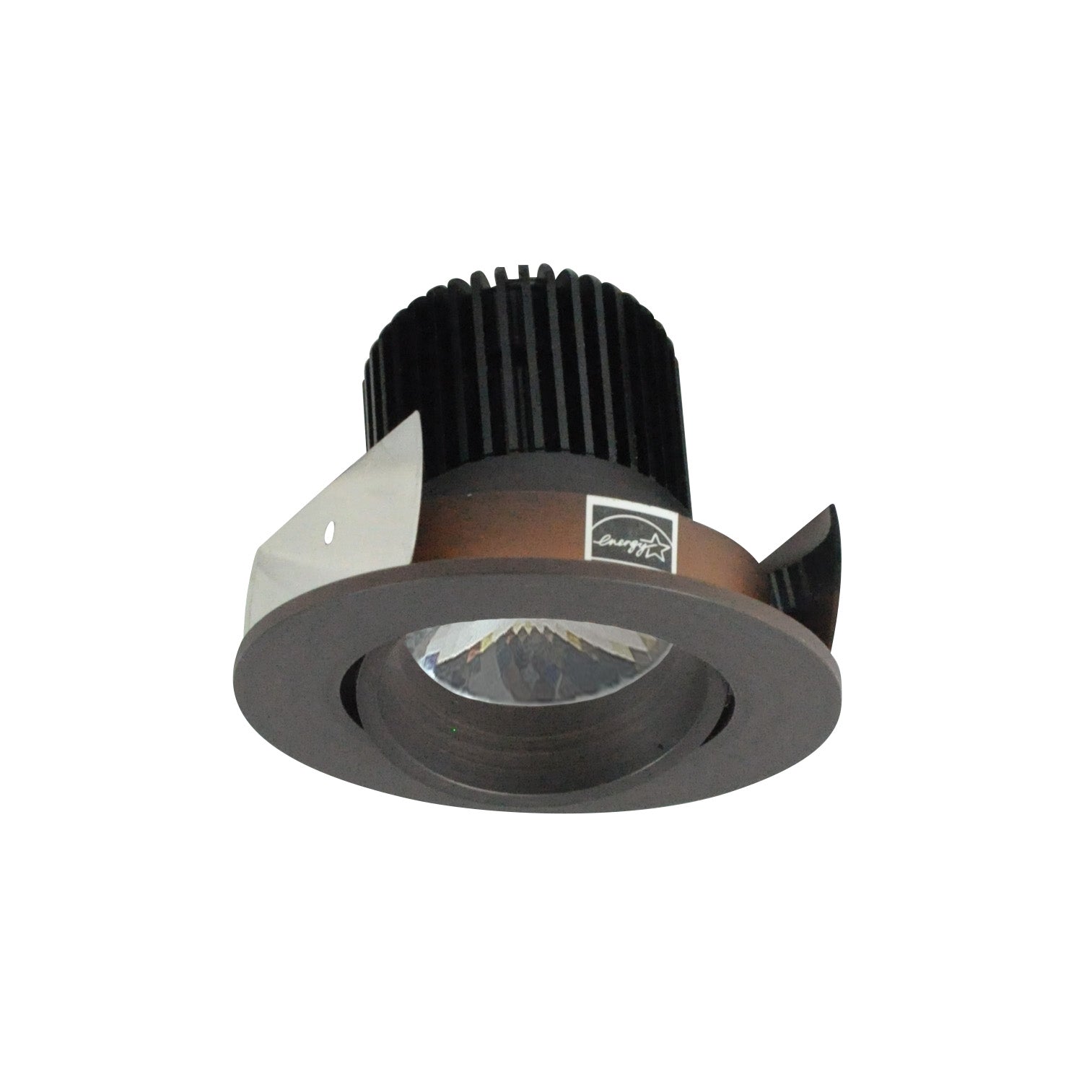 Nora Lighting NIOB - 2RC35QBZ 2" Iolite LED Round Adjustable Cone Reflector, 10 - Degree Optic, 800lm / 12W, 3500K, Bronze Reflector / Bronze Flange - Sonic Electric