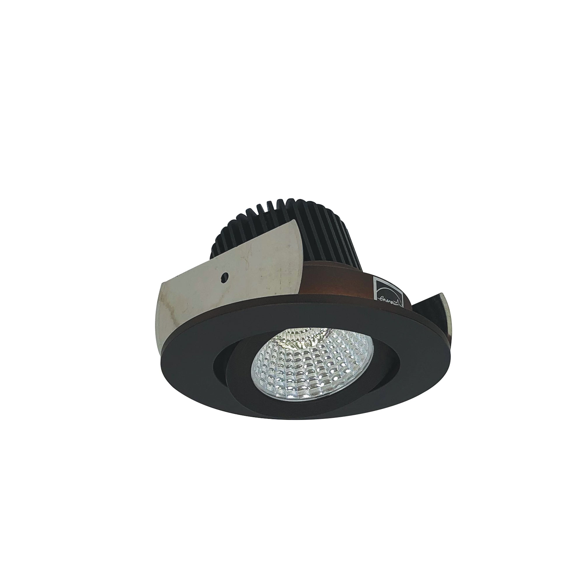 Nora Lighting NIOB - 2RGCDXBZ 2" Iolite LED Round Adjustable Gimbal, 800lm / 14W, Comfort Dim, Bronze Finish - Sonic Electric