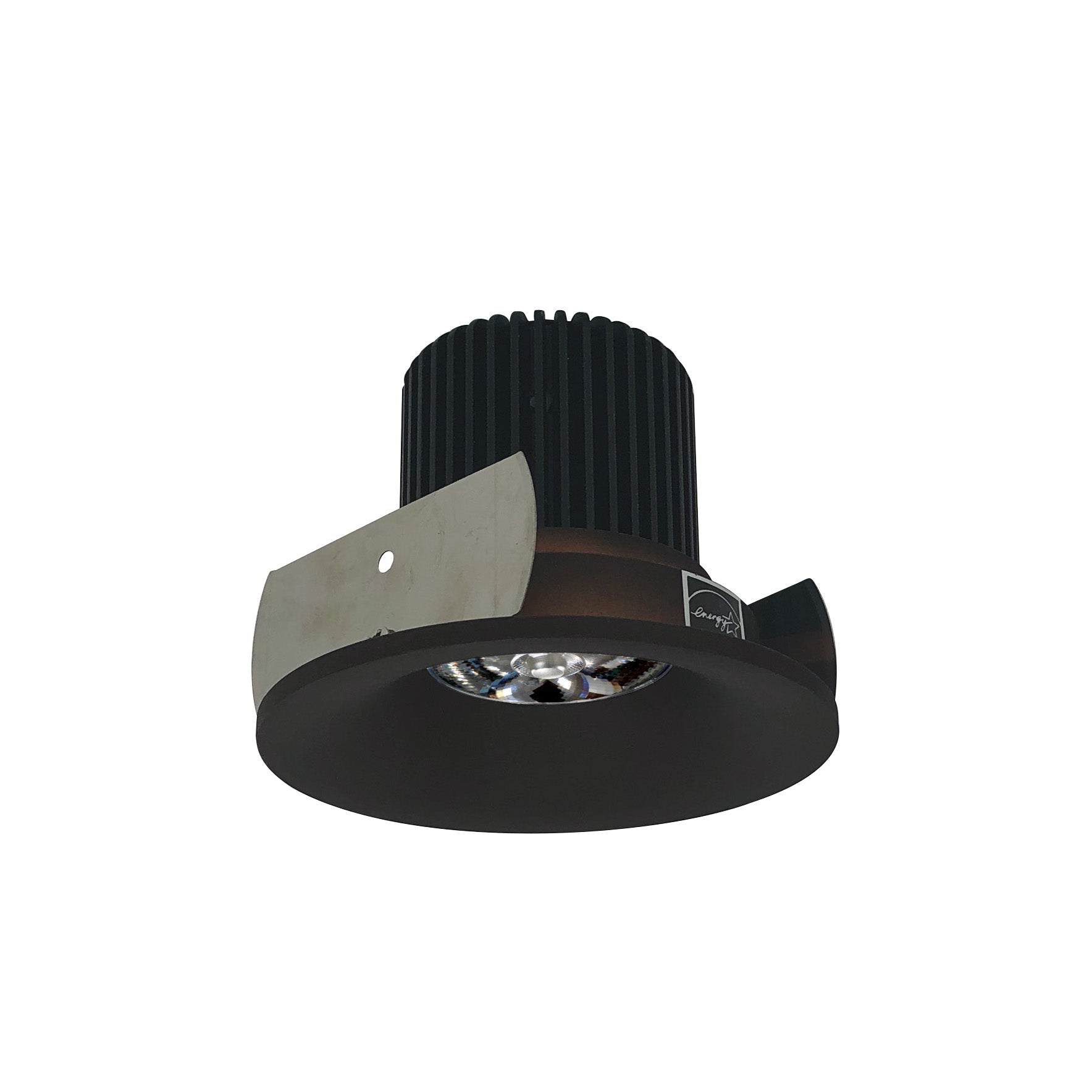 Nora Lighting NIOB - 2RNB27QBZ 2" Iolite LED Round Bullnose, 10 - Degree Optic, 850lm / 12W, 2700K, Bronze Finish - Sonic Electric