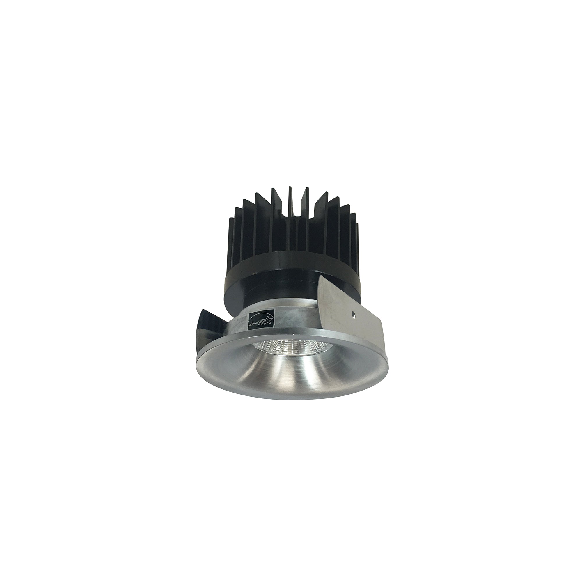 Nora Lighting NIOB - 2RNB50XNN/HL 2" Iolite LED Round Bullnose, 1500lm/2000lm/2500lm (varies by housing), 5000K, Natural Metal Finish - Sonic Electric