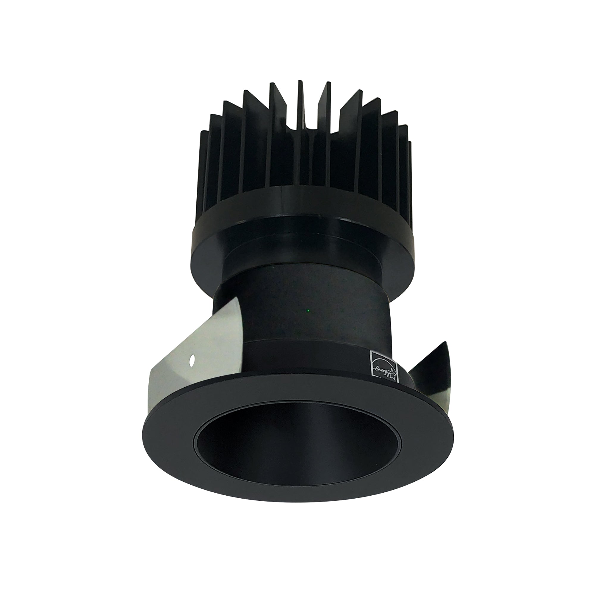 Nora Lighting NIOB - 2RNDCCDXBB/HL 2" Iolite LED Round Reflector, 1500lm/2000lm/2500lm (varies by housing), Comfort Dim, Black Reflector / Black Flange - Sonic Electric