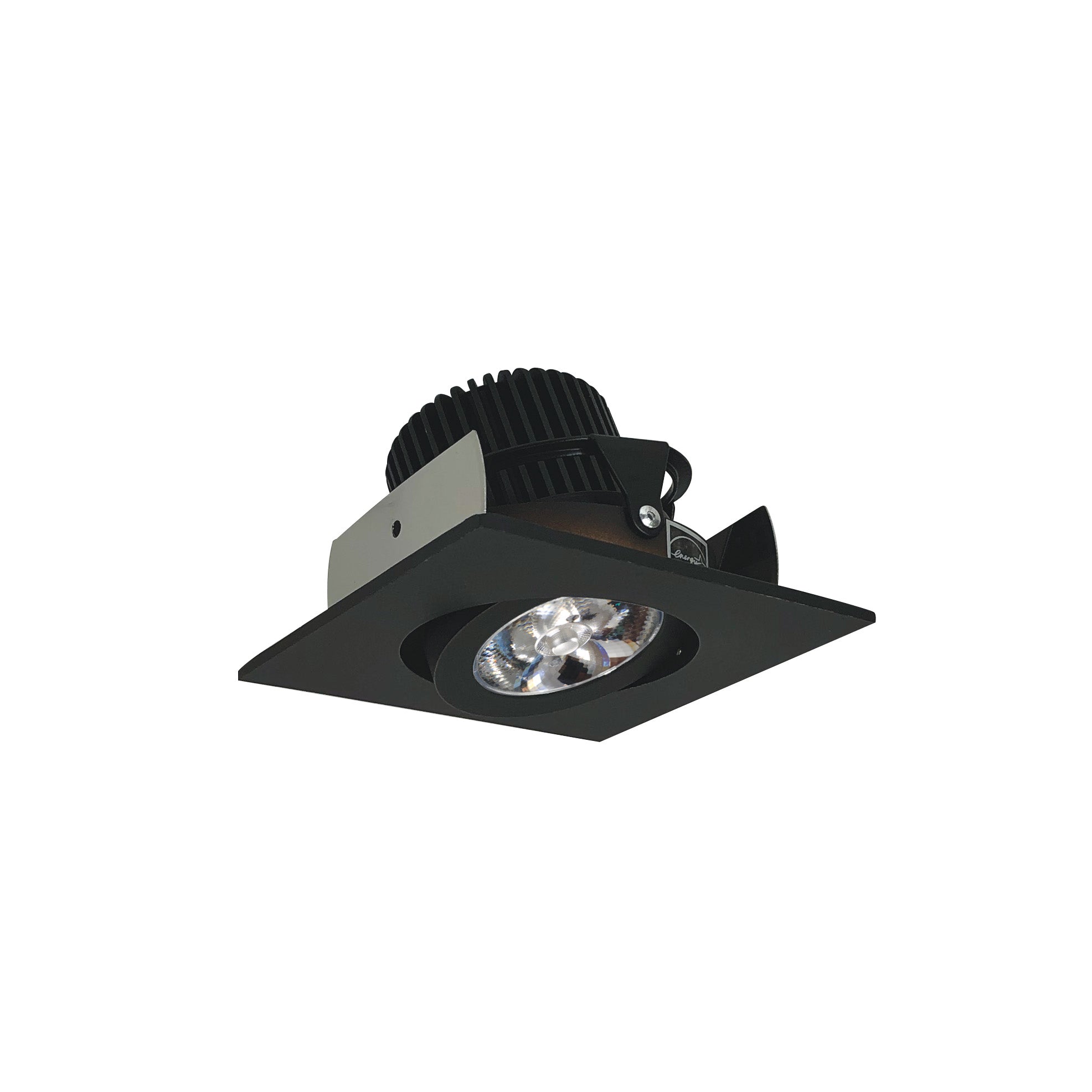 Nora Lighting NIOB - 2SG35QBZ 2" Iolite LED Square Adjustable Gimbal, 10 - Degree Optic, 850lm / 12W, 3500K, Bronze Finish - Sonic Electric