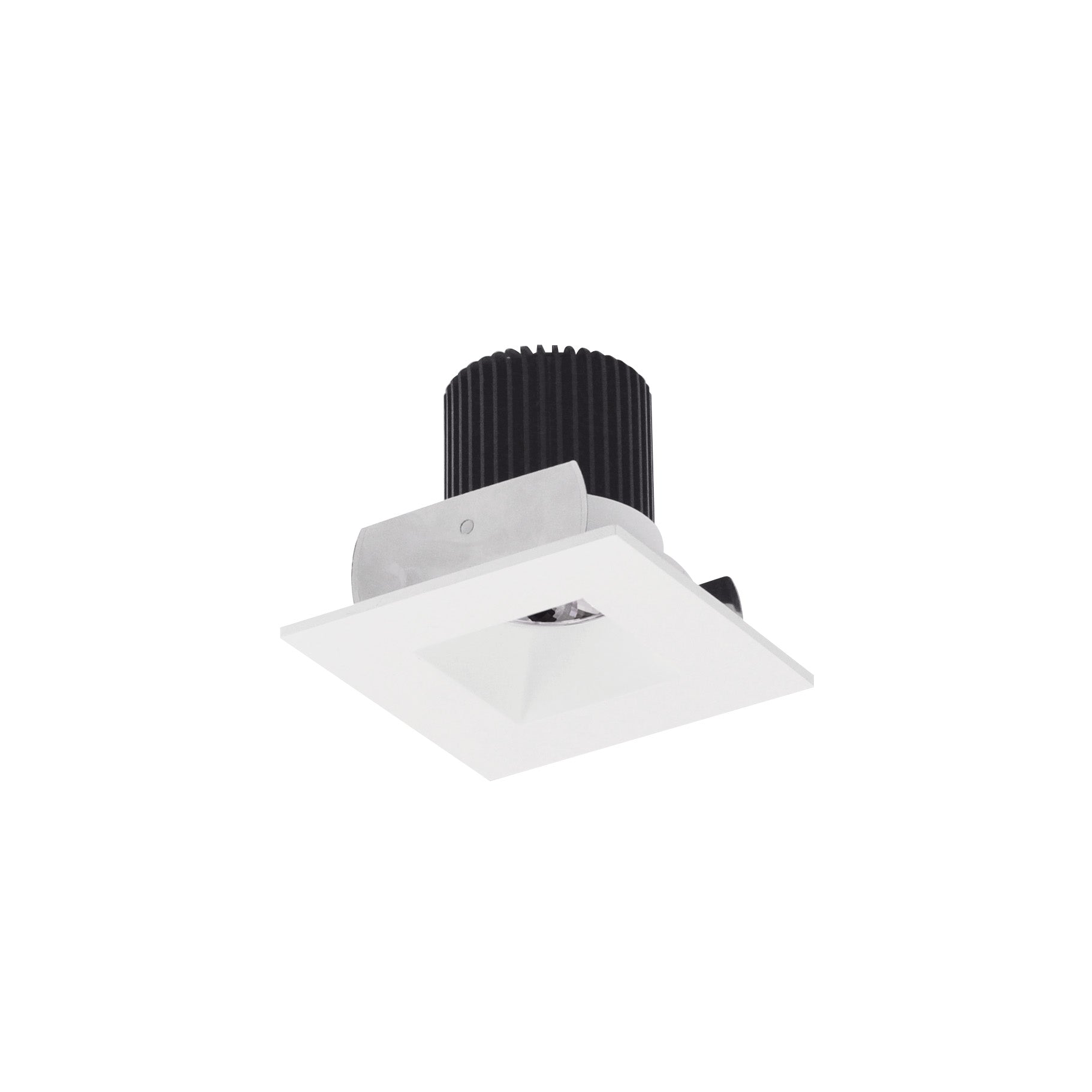 Nora Lighting NIOB - 2SNDSQ35QMPW 2" Iolite LED Square Reflector with Square Aperture, 10 - Degree Optic, 800lm / 12W, 3500K, Matte Powder White Reflector / Matte Powder White Flange - Sonic Electric