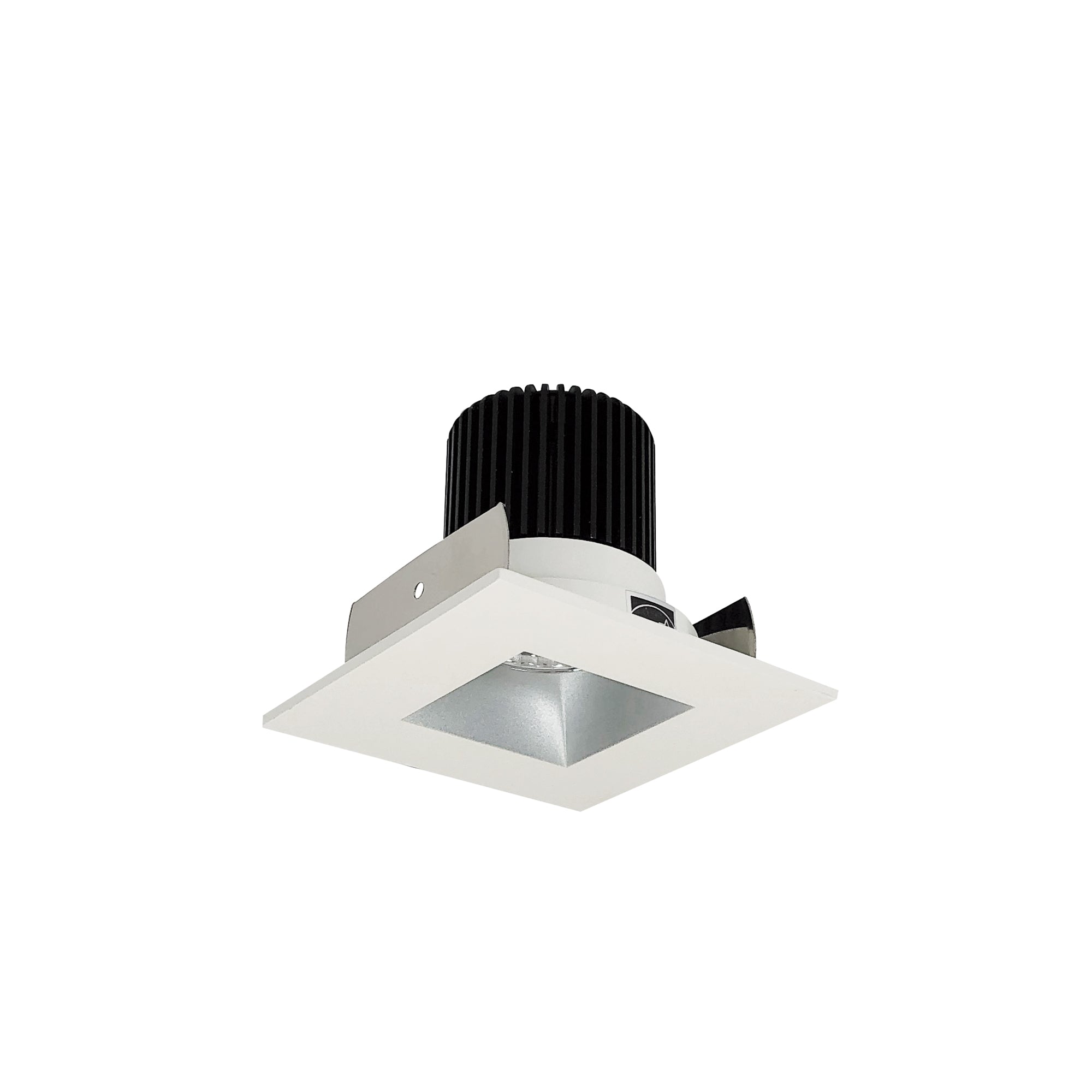 Nora Lighting NIOB - 2SNDSQ40XHZMPW/10 2" Iolite LED Square Reflector with Square Aperture, 1000lm / 14W, 4000K, Haze Reflector / Matte Powder White Flange - Sonic Electric