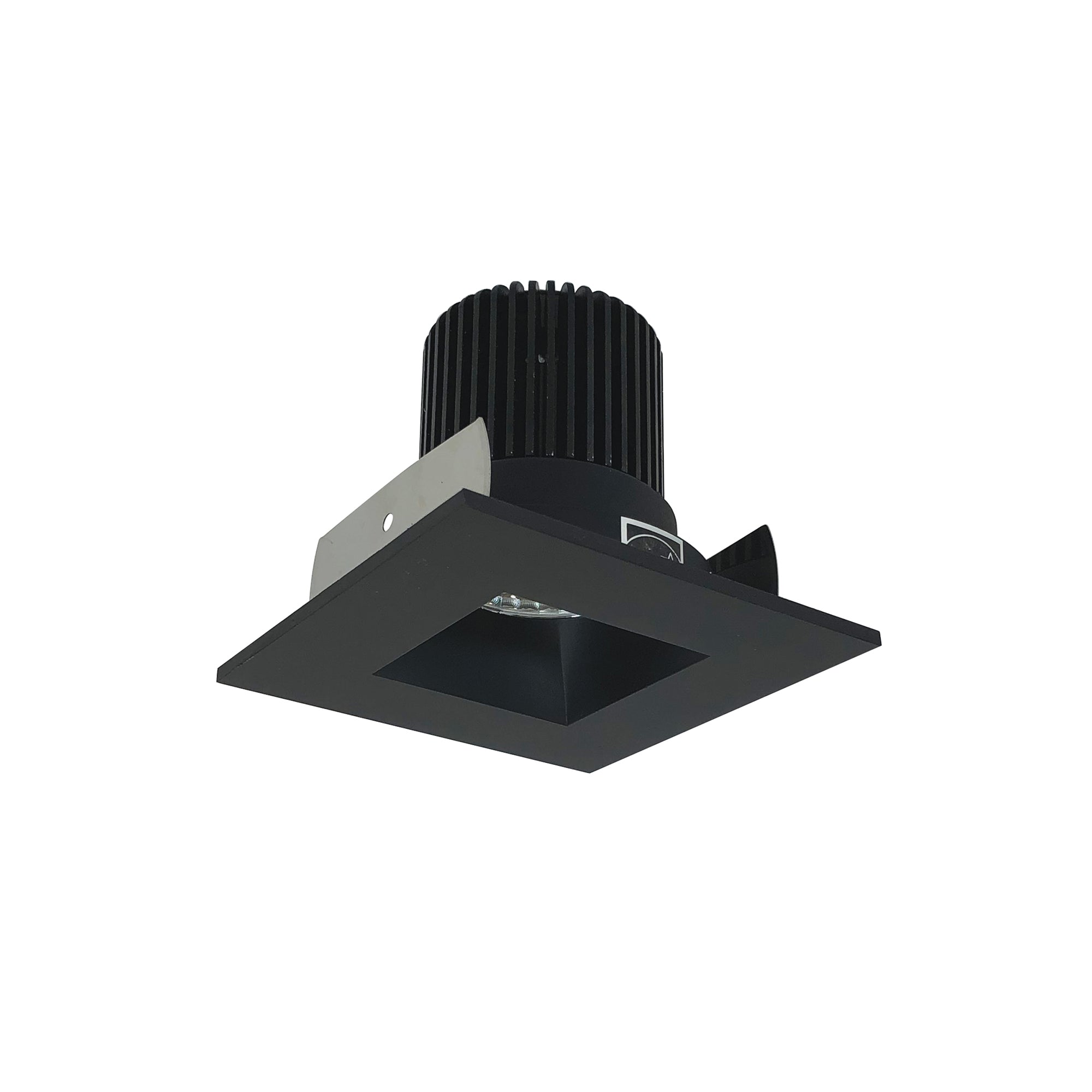 Nora Lighting NIOB - 2SNDSQ50XBB 2" Iolite LED Square Reflector with Square Aperture, 800lm / 14W, 5000K, Black Reflector / Black Flange - Sonic Electric