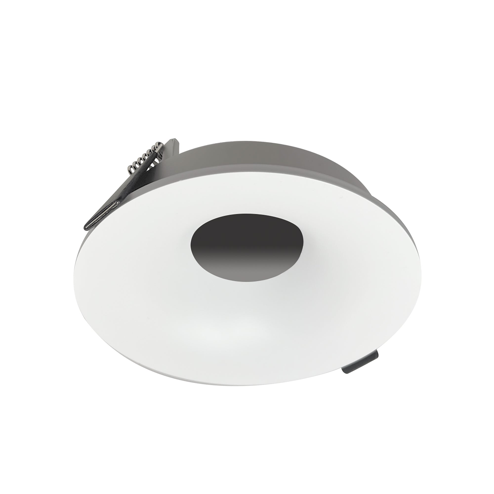 Nora Lighting NIOC - 4RNBWW 4" Iolite Can - less Round Bullnose Trim, White finish - Sonic Electric