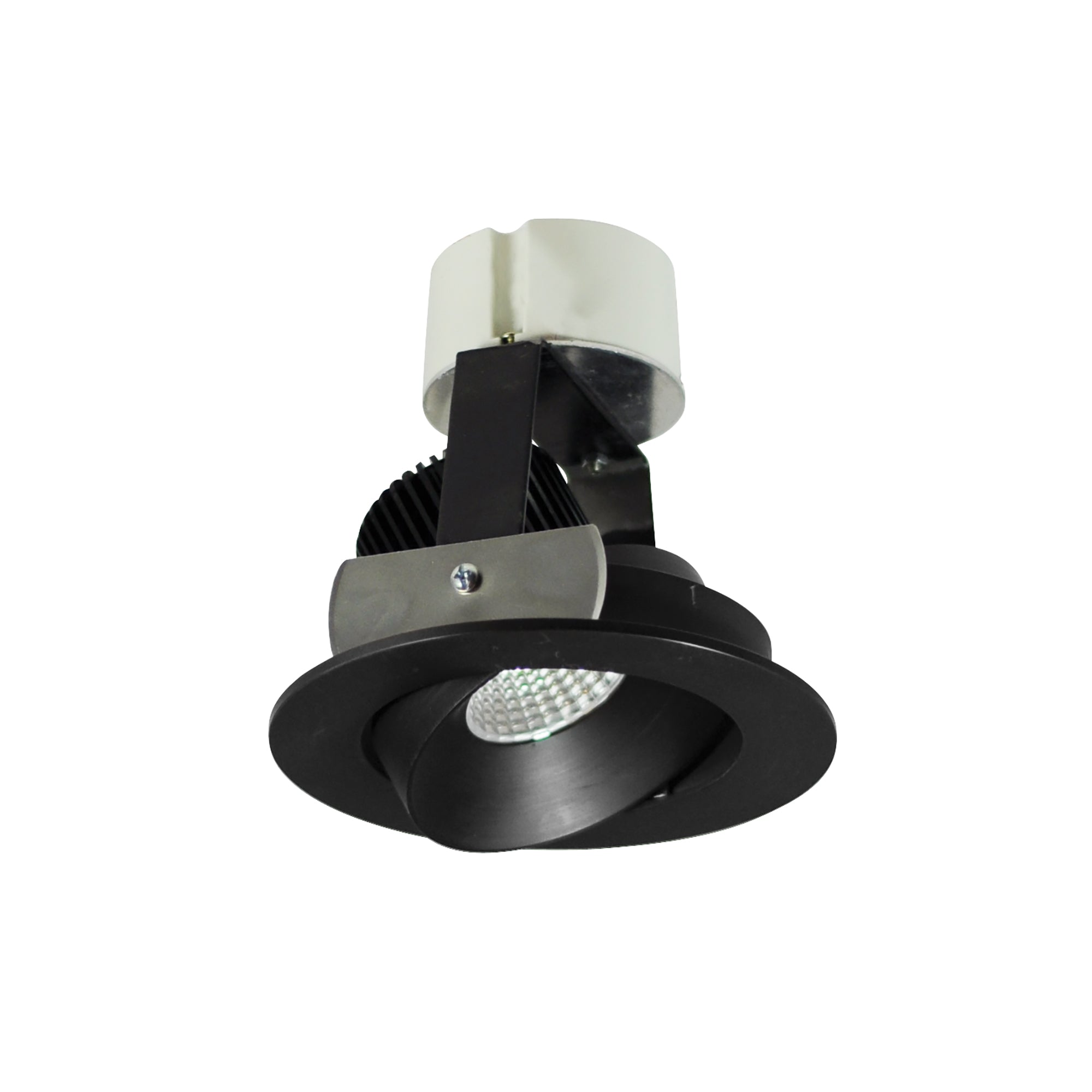 Nora Lighting NIR - 4RC27XNN/10 4" Iolite LED Round Adjustable Cone Retrofit, 1000lm / 12W, 2700K, Natural Metal Reflector / Natural Metal Flange - Sonic Electric