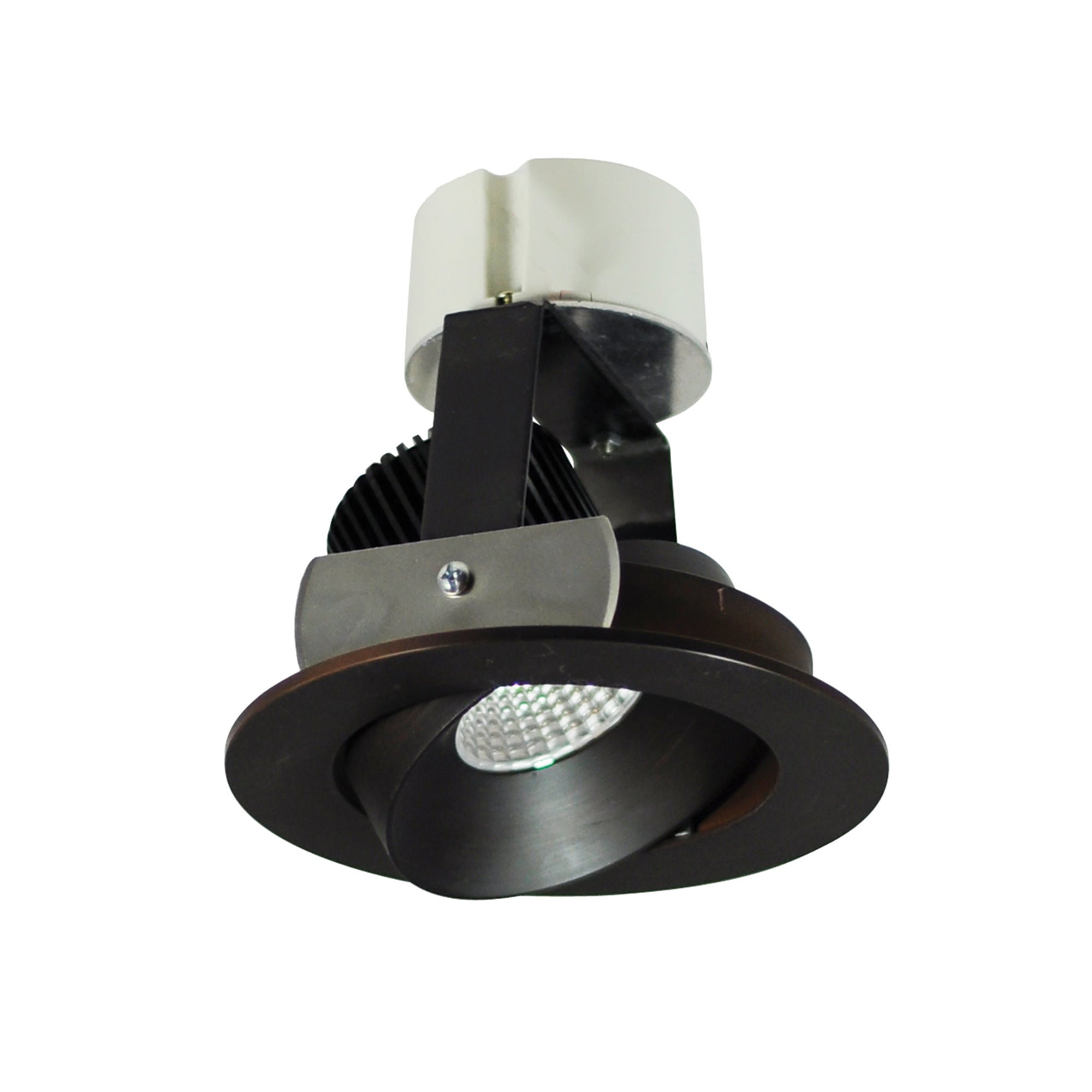 Nora Lighting NIR - 4RCCDXBZ 4" Iolite LED Round Adjustable Cone Retrofit, 800lm / 12W, Comfort Dim, Bronze Reflector / Bronze Flange - Sonic Electric
