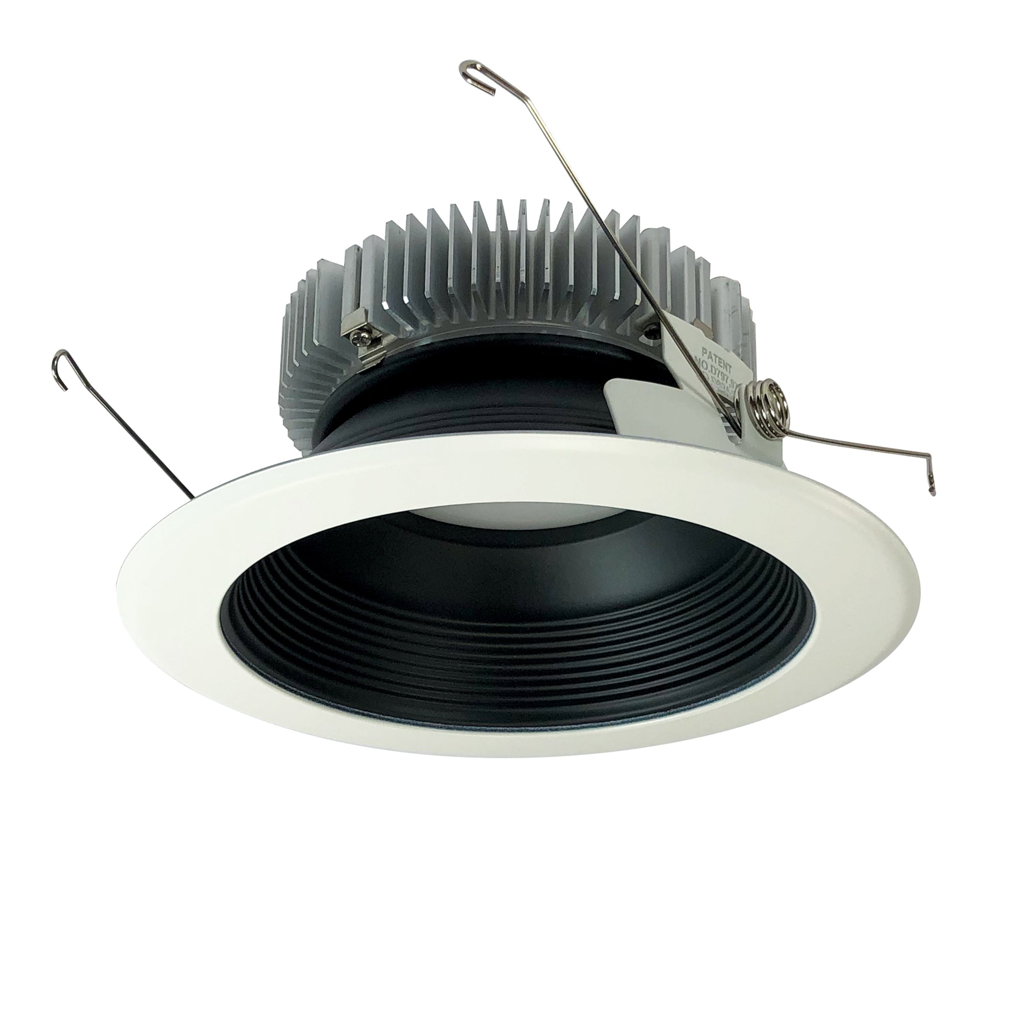 Nora Lighting NLCB2 - 6521535BW 6" Cobalt Dedicated High Lumen Baffle, 1500lm, 3500K, Black Baffle / White Flange - Sonic Electric
