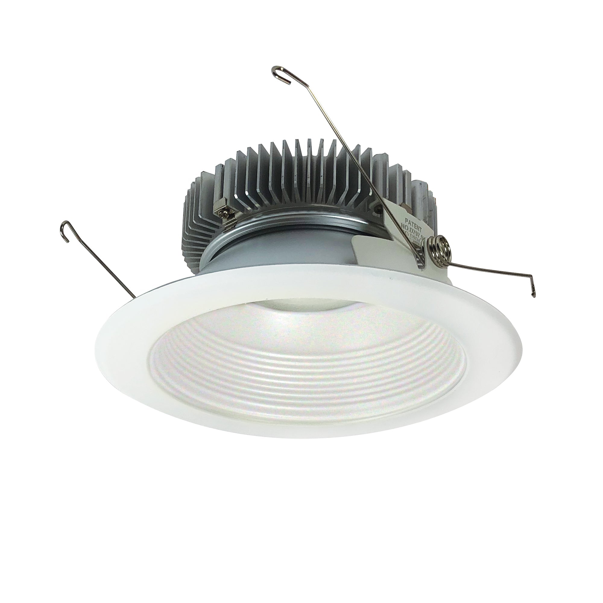 Nora Lighting NLCB2 - 6521540MPW 6" Cobalt Dedicated High Lumen Baffle, 1500lm, 4000K, Matte Powder White Baffle / Matte Powder White Flange - Sonic Electric