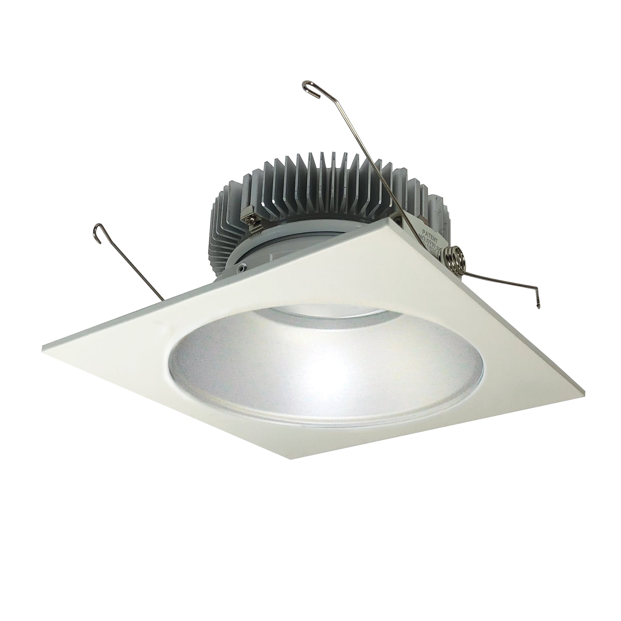 Nora Lighting NLCB2 - 6532035HZW 6" Cobalt Dedicated High Lumen Square/Round, 2000lm, 3500K, Haze Reflector / White Flange - Sonic Electric