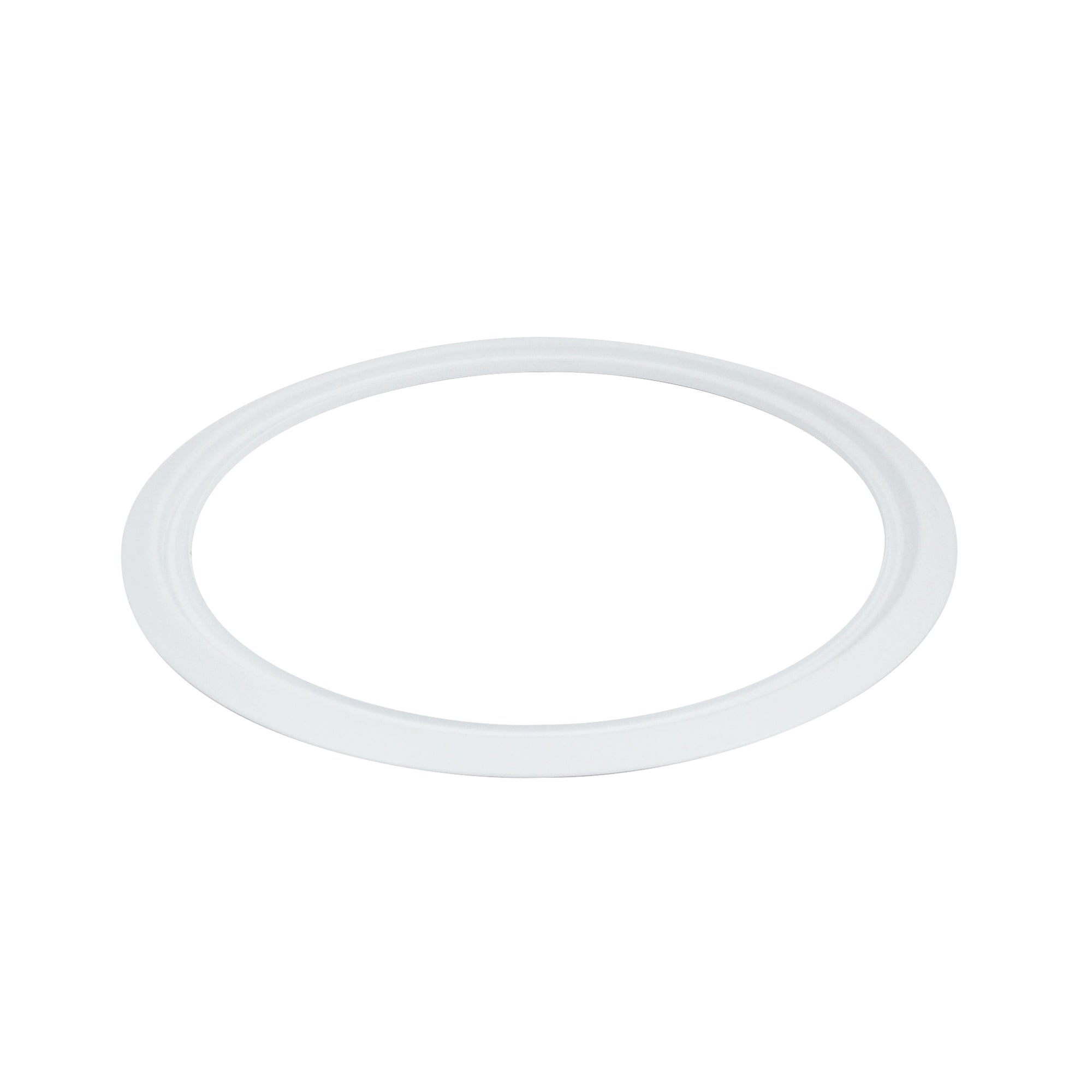 Nora Lighting NLCBC - 6OR - MPW Round Oversize Ring for 6" Cobalt Retrofits, Matte Powder White Finish - Sonic Electric
