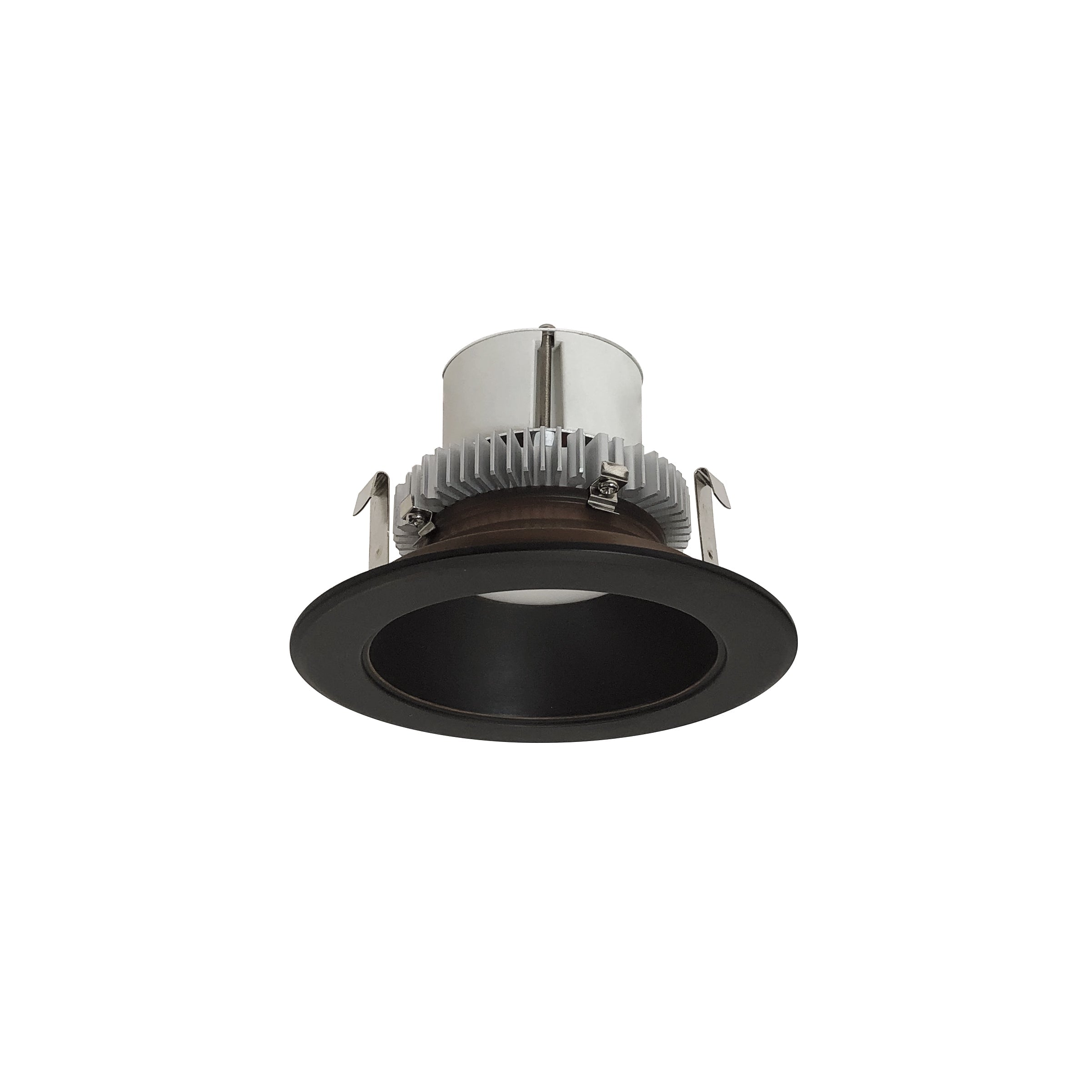 Nora Lighting NLCBC2 - 45127BZBZ/A 4" Cobalt Click Round Retrofit Reflector, 750lm / 10W, 2700K, Bronze Reflector / Bronze Flange - Sonic Electric