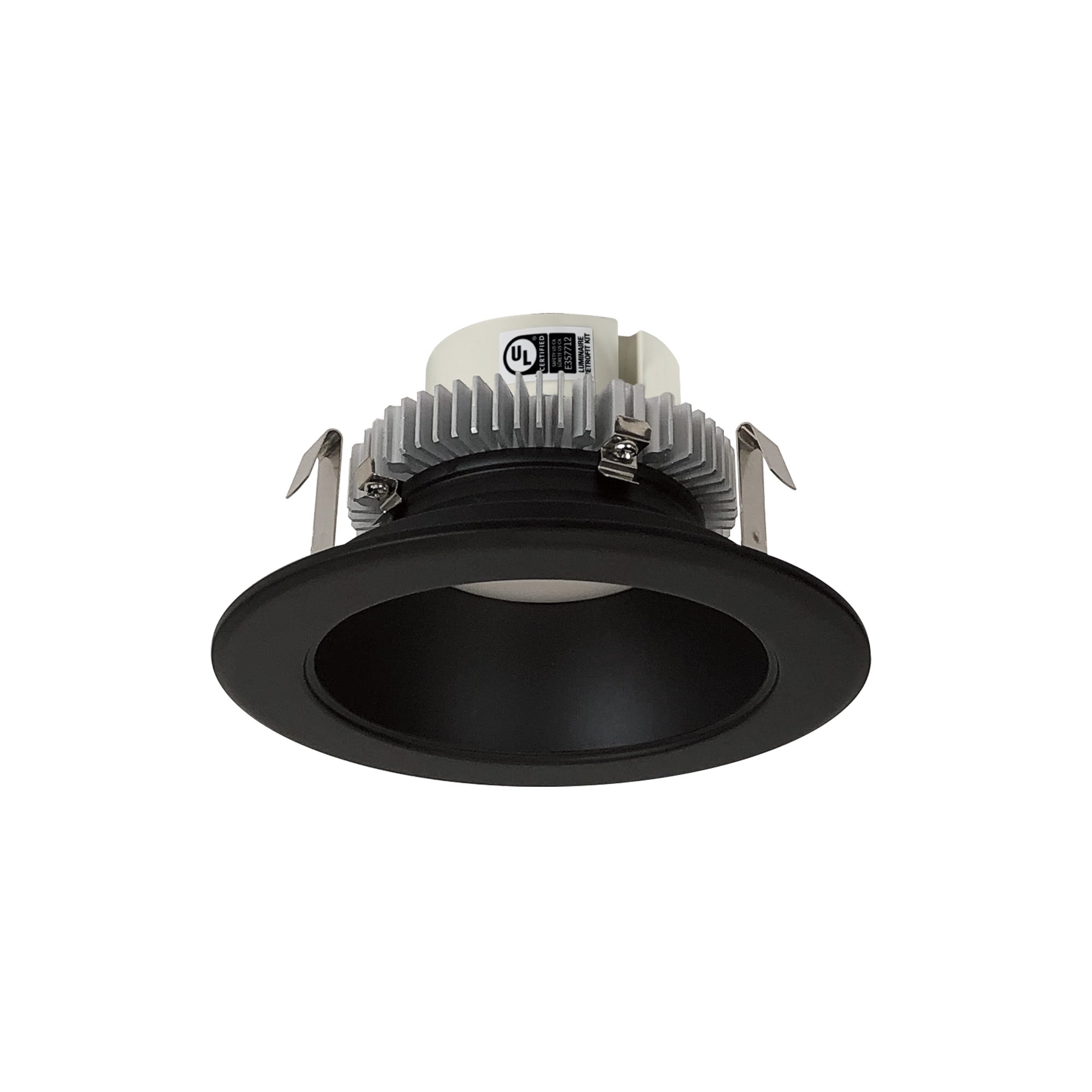Nora Lighting NLCBC2 - 451TWBB/10 4" Cobalt Click Round Retrofit Reflector, 1000lm / 13.5W, Selectable CCT, Black Reflector / Black Flange - Sonic Electric