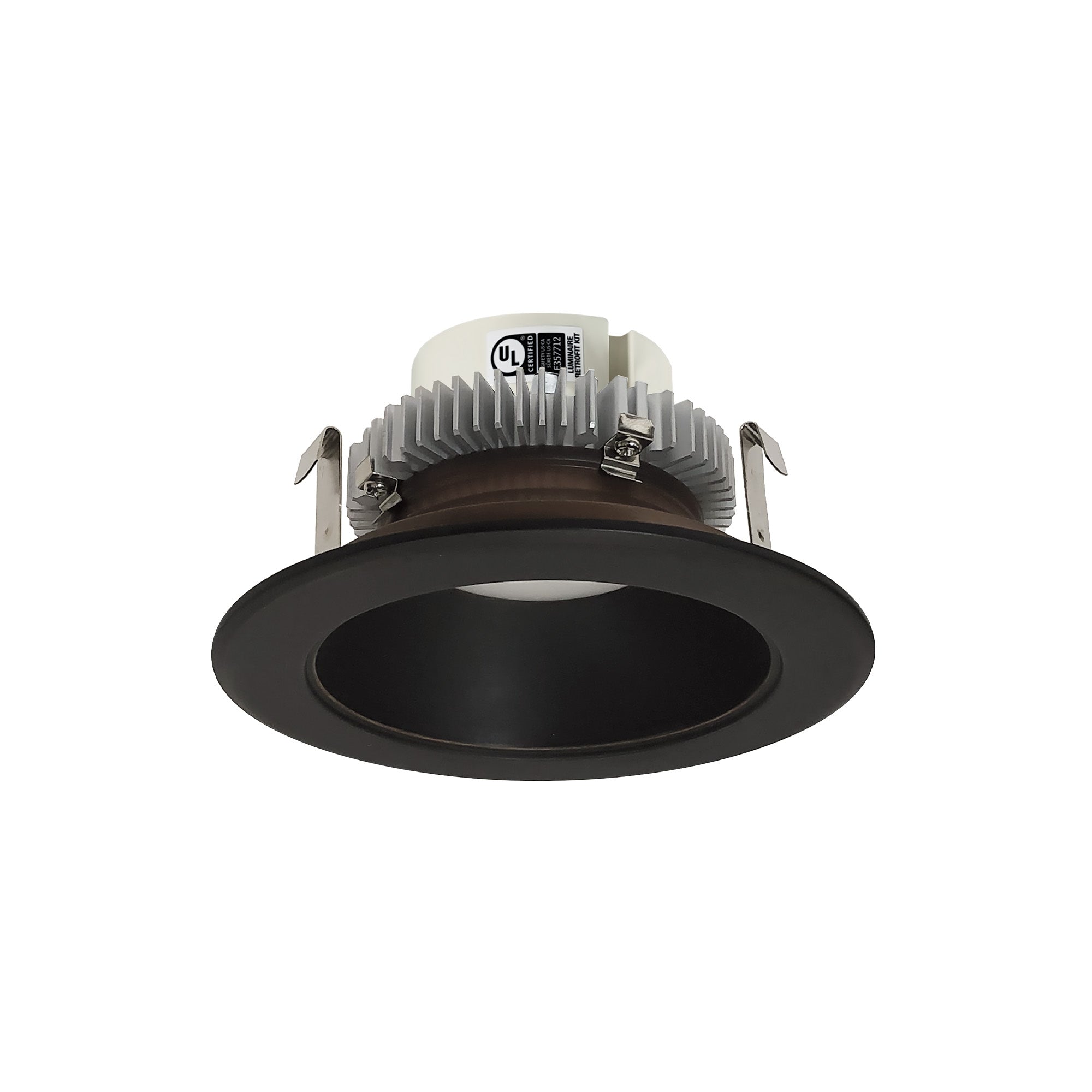 Nora Lighting NLCBC2 - 451TWBZBZ/10 4" Cobalt Click Round Retrofit Reflector, 1000lm / 13.5W, Selectable CCT, Bronze Reflector / Bronze Flange - Sonic Electric