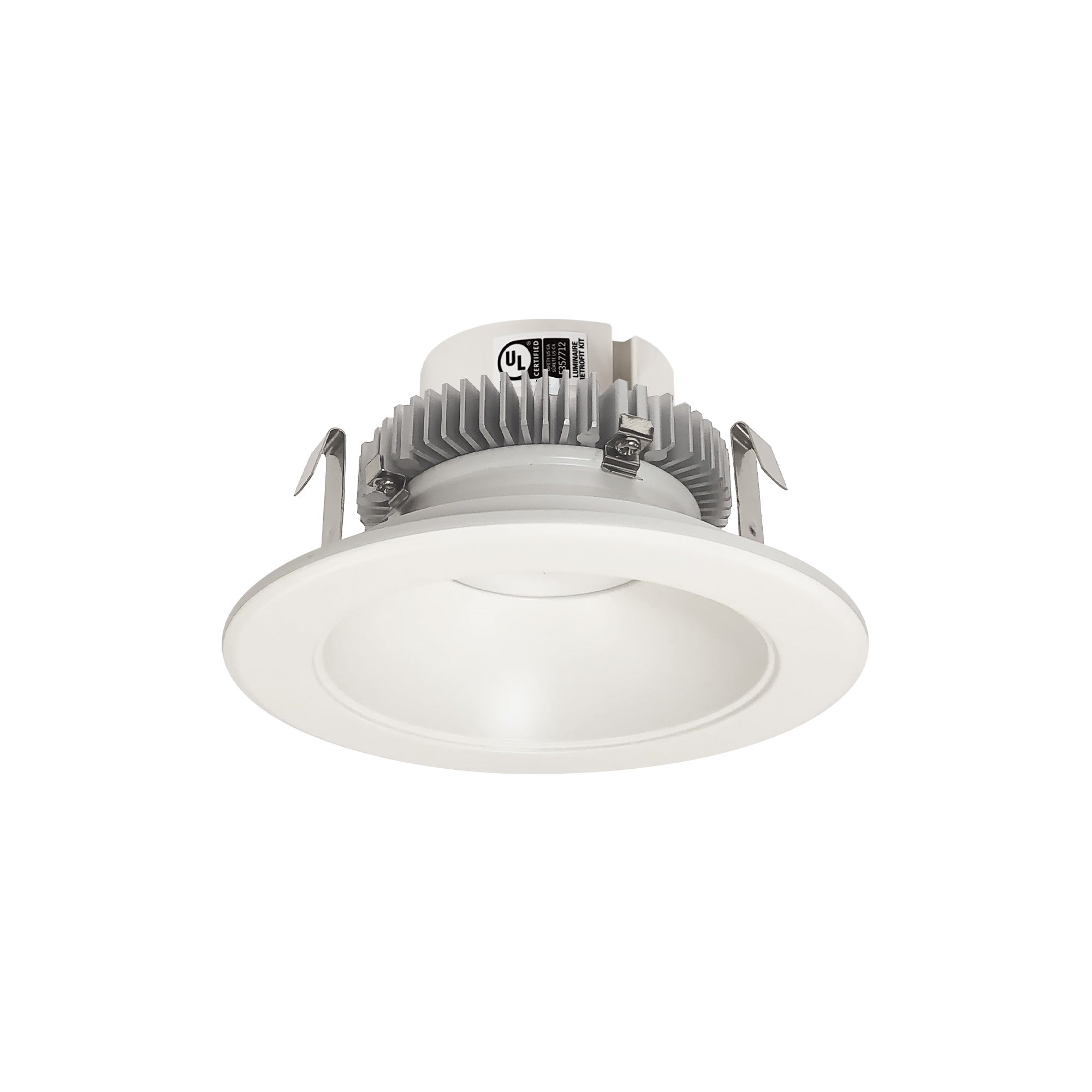 Nora Lighting NLCBC2 - 451TWWW/10 4" Cobalt Click Round Retrofit Reflector, 1000lm / 13.5W, Selectable CCT, White Reflector / White Flange - Sonic Electric