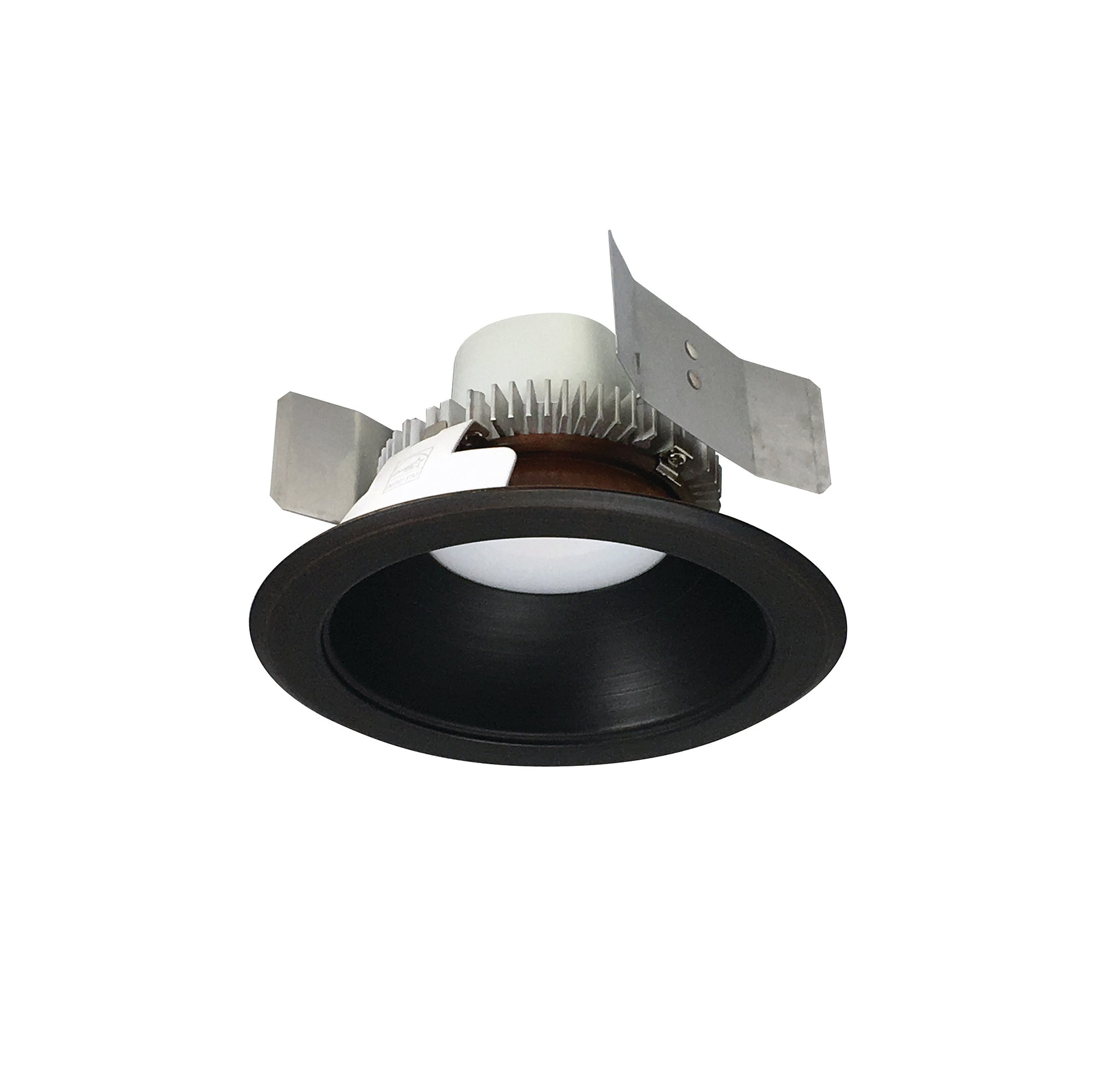 Nora Lighting NLCBC2 - 55135BZBZ/10 5" Cobalt Click Round Retrofit Reflector, 1000lm / 12W, 3500K, Bronze Reflector / Bronze Flange - Sonic Electric