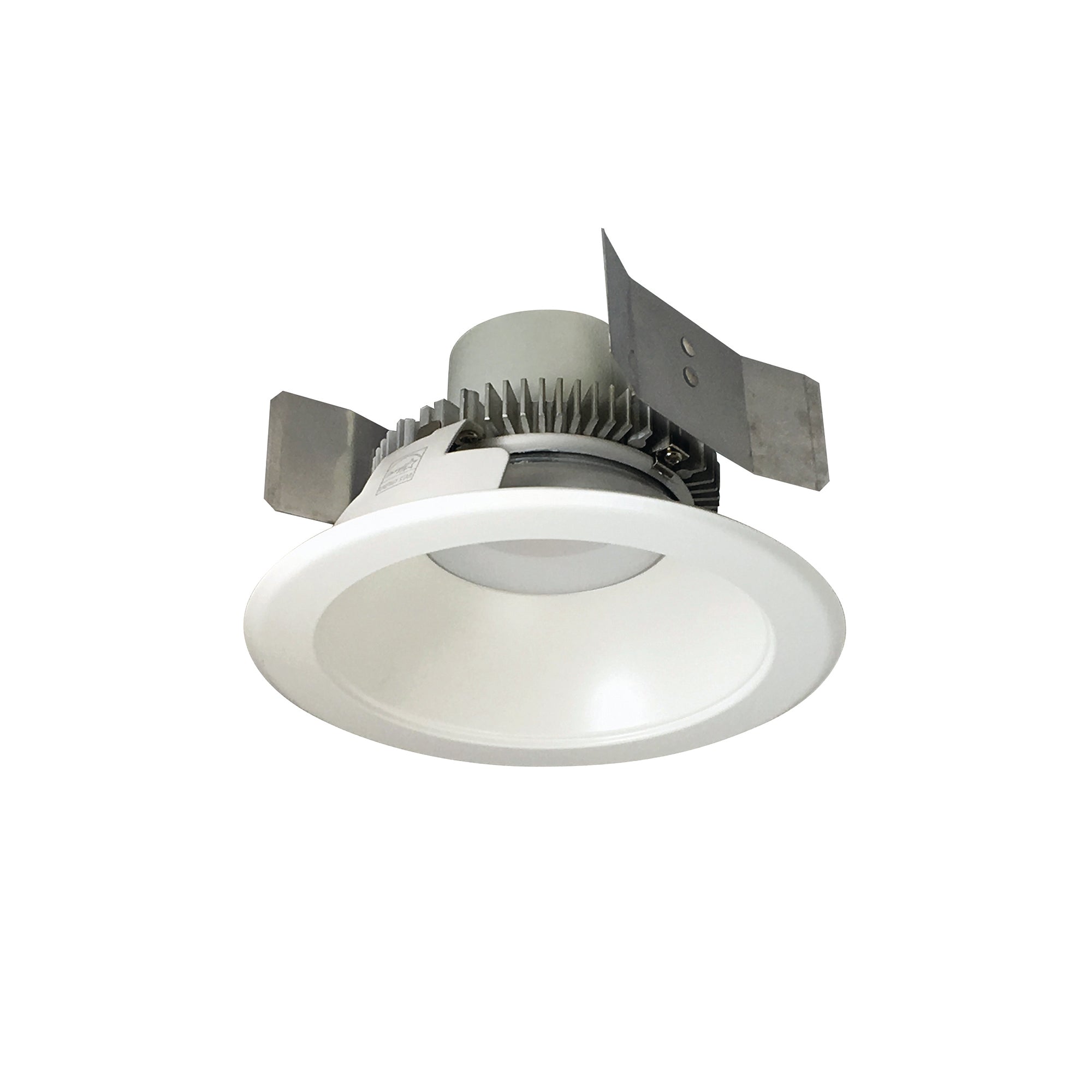 Nora Lighting NLCBC2 - 55140WW/A 5" Cobalt Click Round Retrofit Reflector, 750lm / 10W, 4000K, White Reflector / White Flange - Sonic Electric