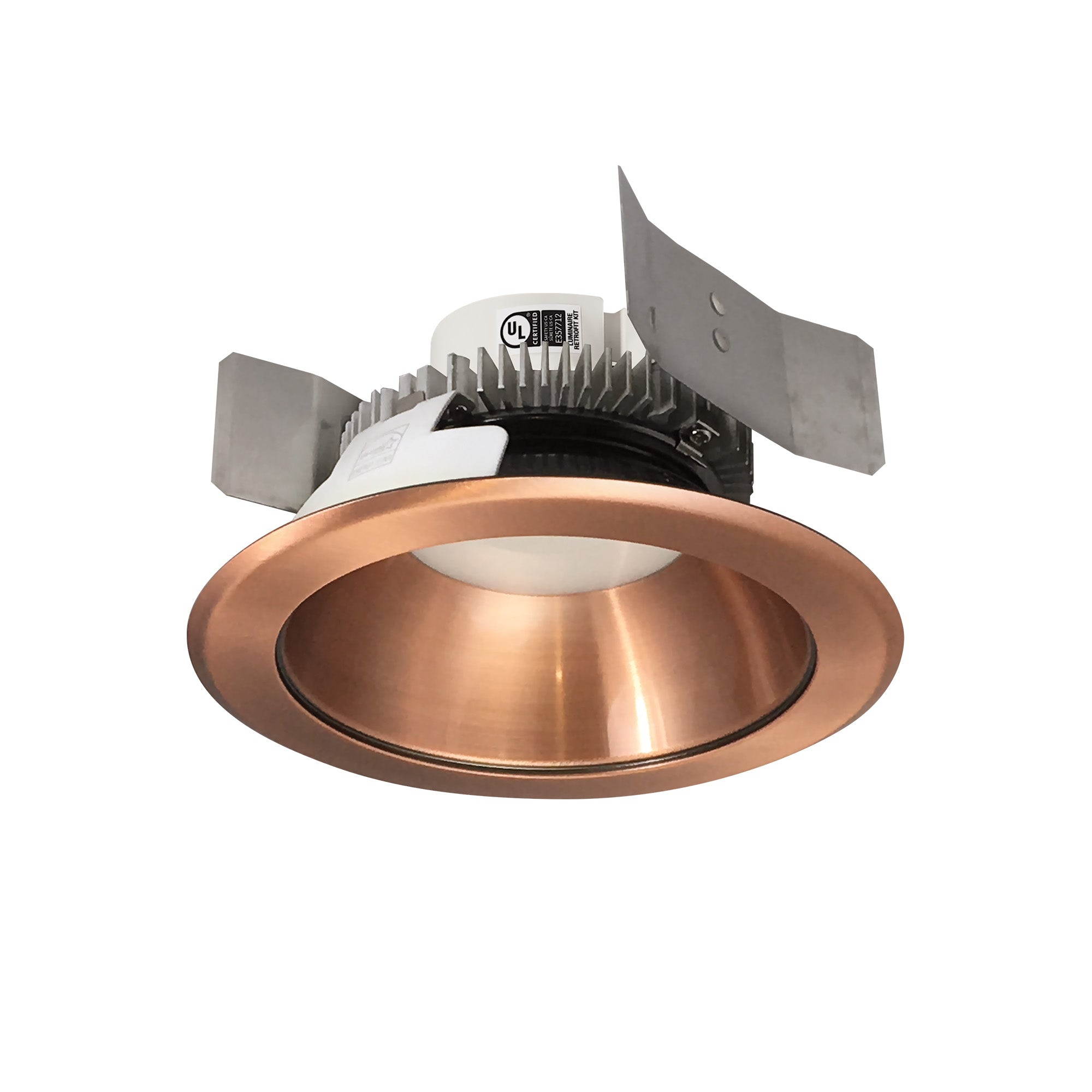 Nora Lighting NLCBC2 - 551TWCOCO/10 5" Cobalt Click Round Retrofit Reflector, 1000lm / 13.5W, Selectable CCT, Copper - Sonic Electric