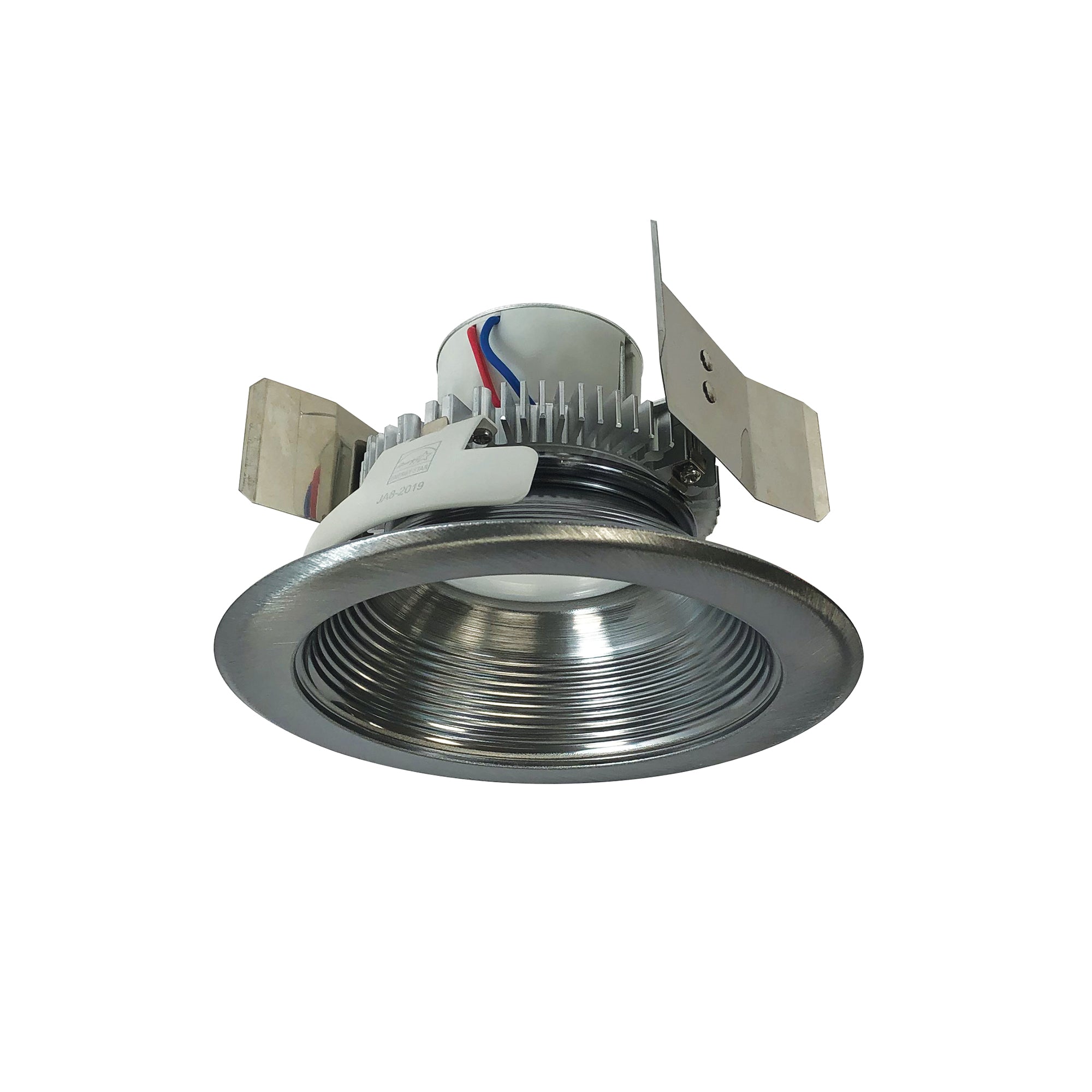Nora Lighting NLCBC2 - 55240NN/A 5" Cobalt Click Round Retrofit Baffle, 750lm / 10W, 4000K, Natural Metal Baffle / Natural Metal Flange - Sonic Electric