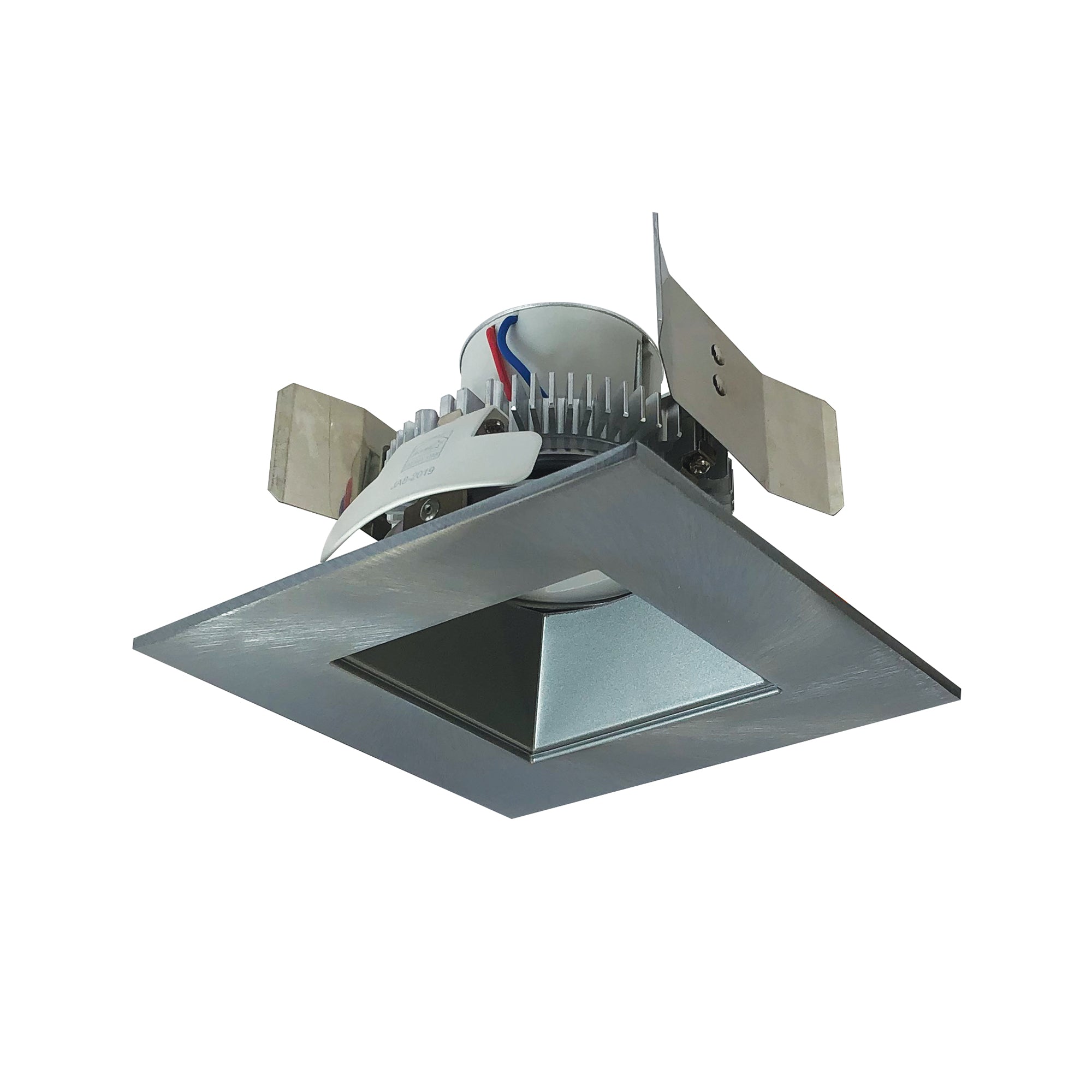 Nora Lighting NLCBC2 - 55627NN/A 5" Cobalt Click Square Retrofit Reflector with Square Aperture, 750lm / 10W, 2700K, Natural Metal - Sonic Electric