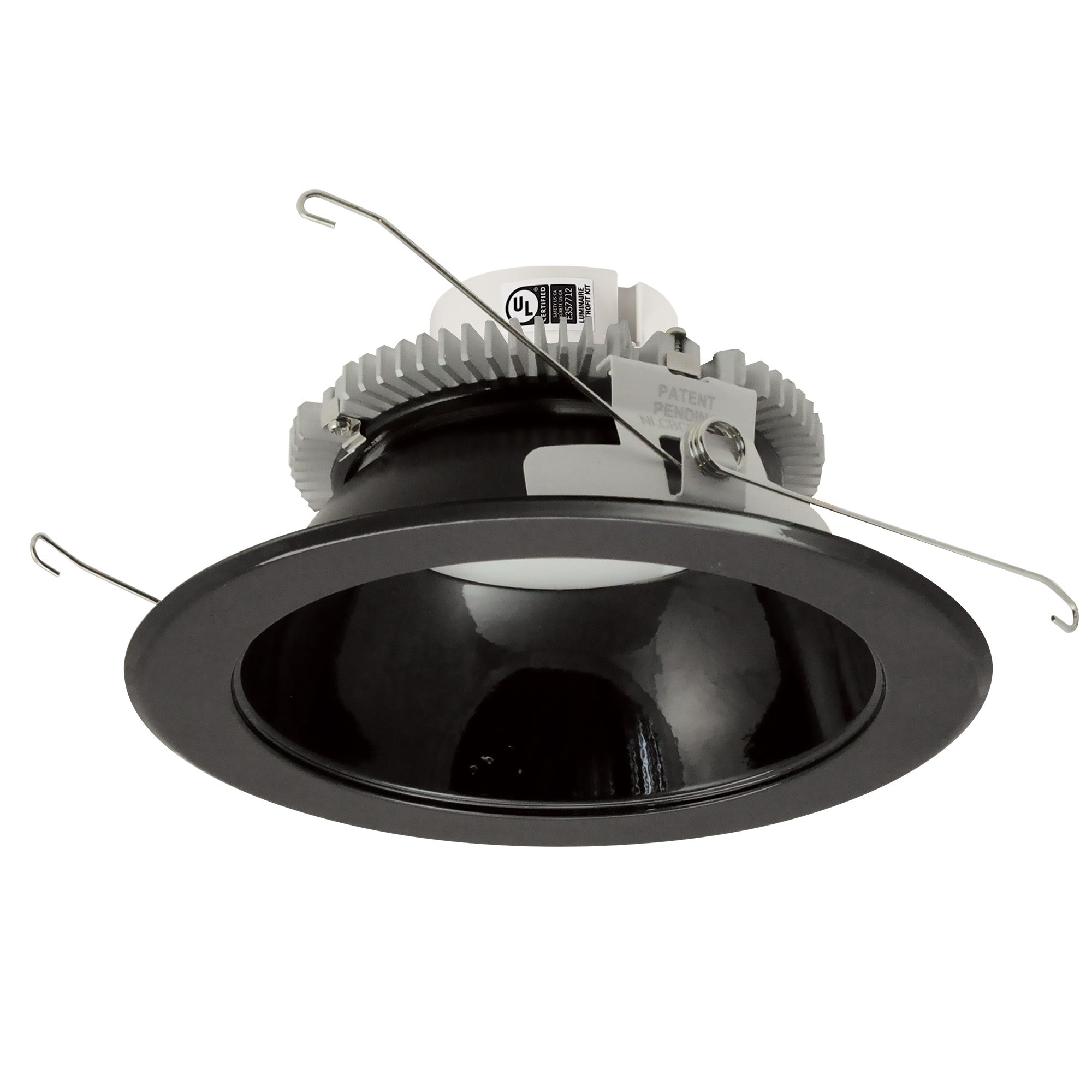 Nora Lighting NLCBC2 - 651TWBB/10 6" Cobalt Click Round Retrofit Reflector, 1000lm / 13.5W, Selectable CCT, Black - Sonic Electric