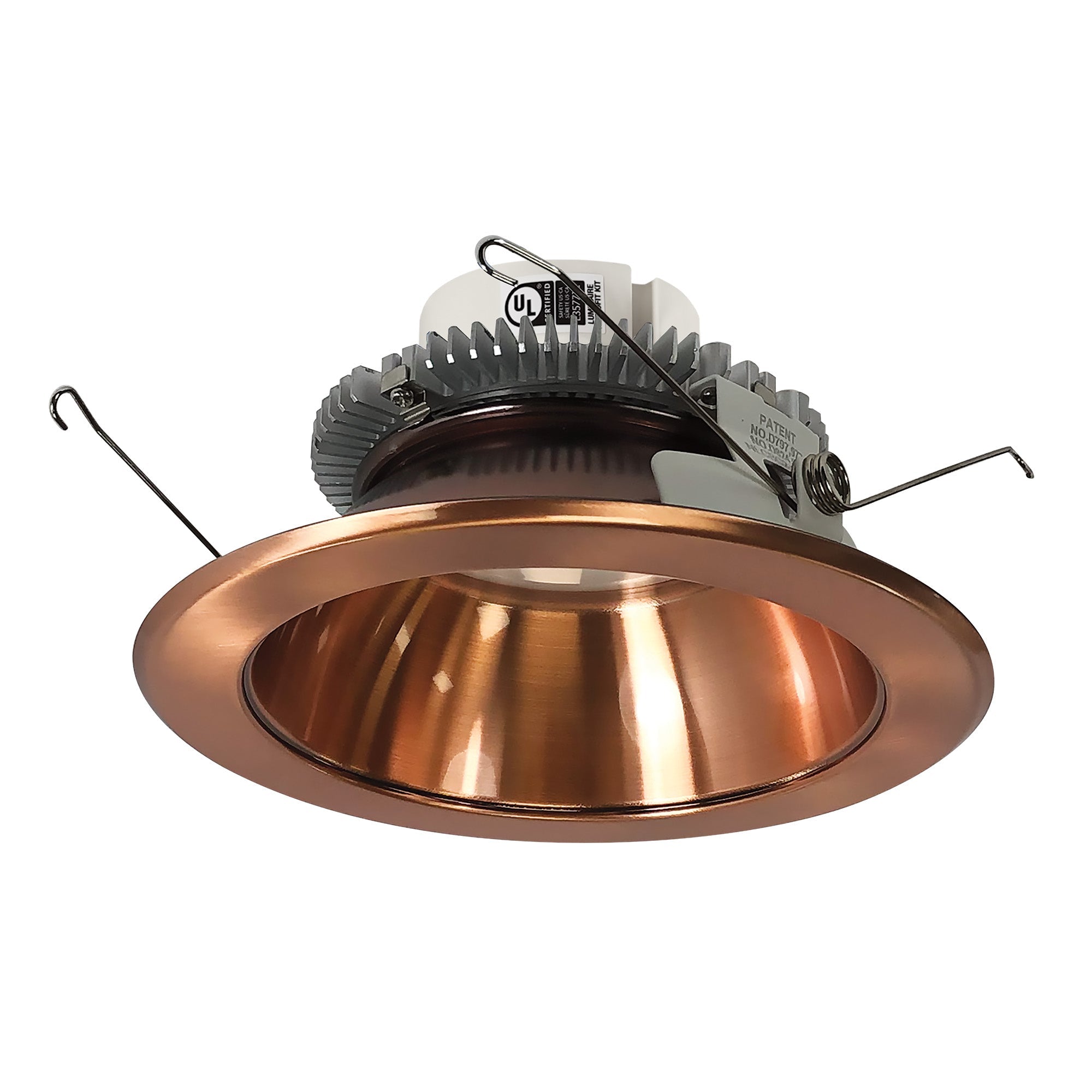 Nora Lighting NLCBC2 - 651TWCOCO/10 6" Cobalt Click Round Retrofit Reflector, 1000lm / 13.5W, Selectable CCT, Copper - Sonic Electric