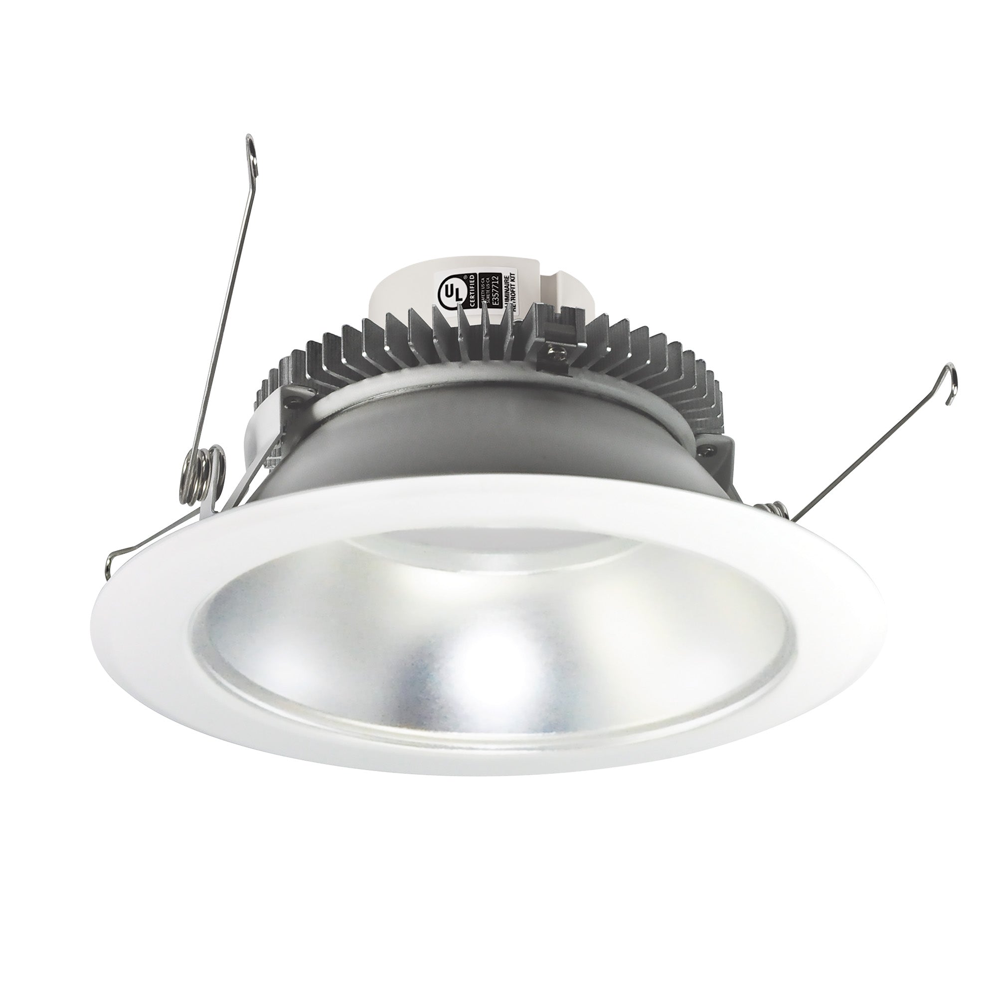 Nora Lighting NLCBC2 - 651TWDW/10 6" Cobalt Click Round Retrofit Reflector, 1000lm / 13.5W, Selectable CCT, Diffused Clear/White - Sonic Electric