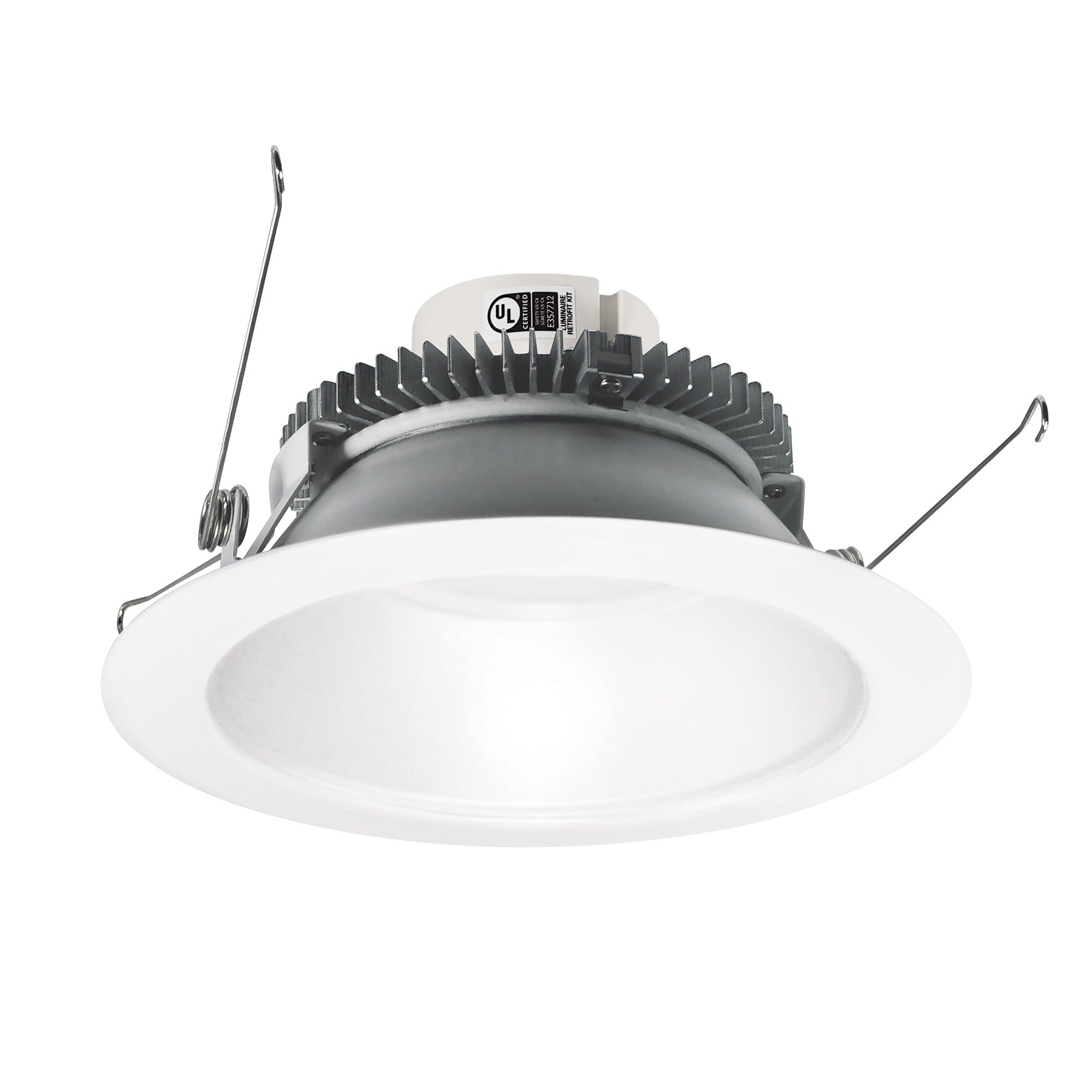 Nora Lighting NLCBC2 - 651TWHZW/10 6" Cobalt Click Round Retrofit Reflector, 1000lm / 13.5W, Selectable CCT, Haze/White - Sonic Electric