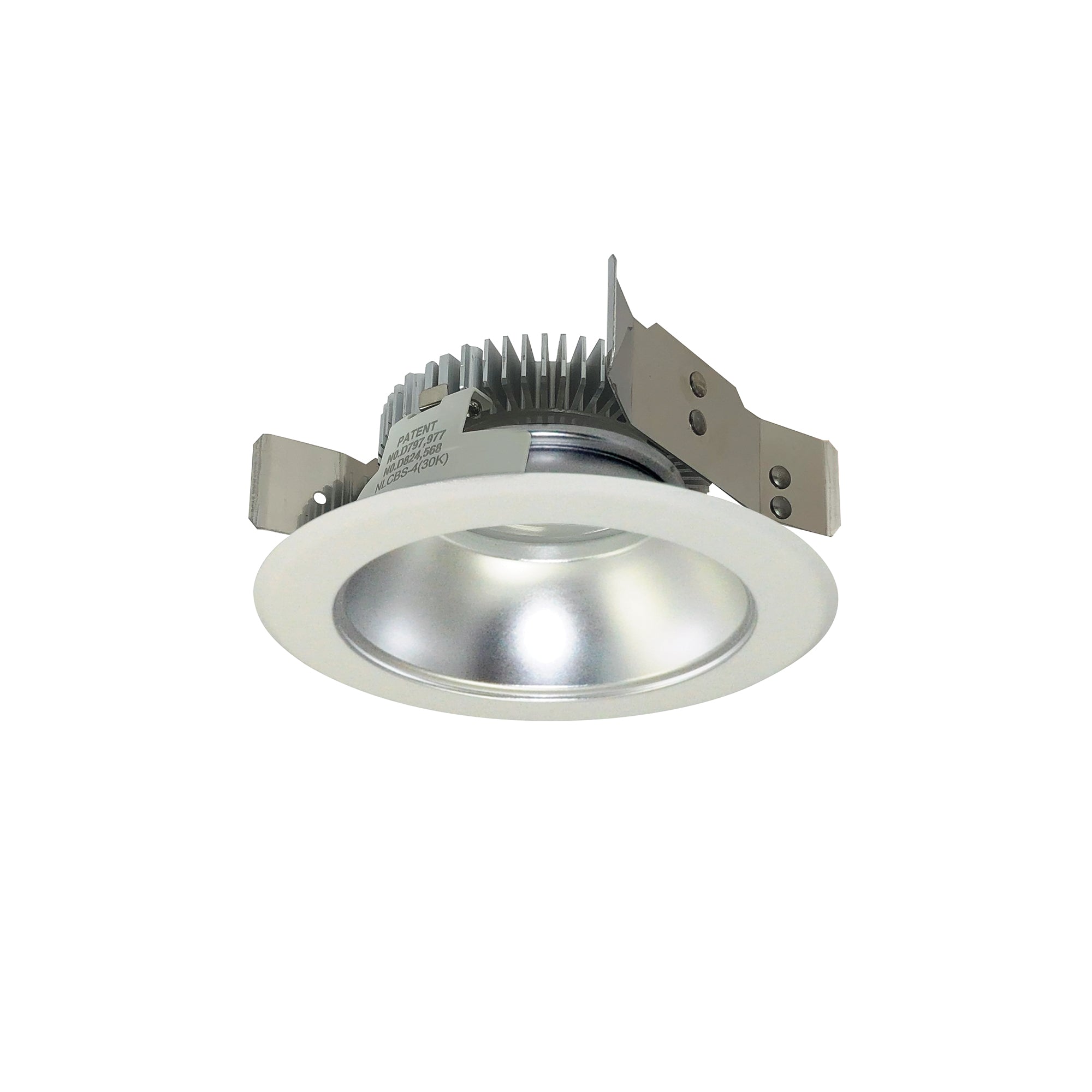 Nora Lighting NLCBS - 4W511230DMPW 4" Cobalt Shallow High Lumen LED Trim, Round Reflector, 1250lm, 3000K, Diffused/MPW - Sonic Electric