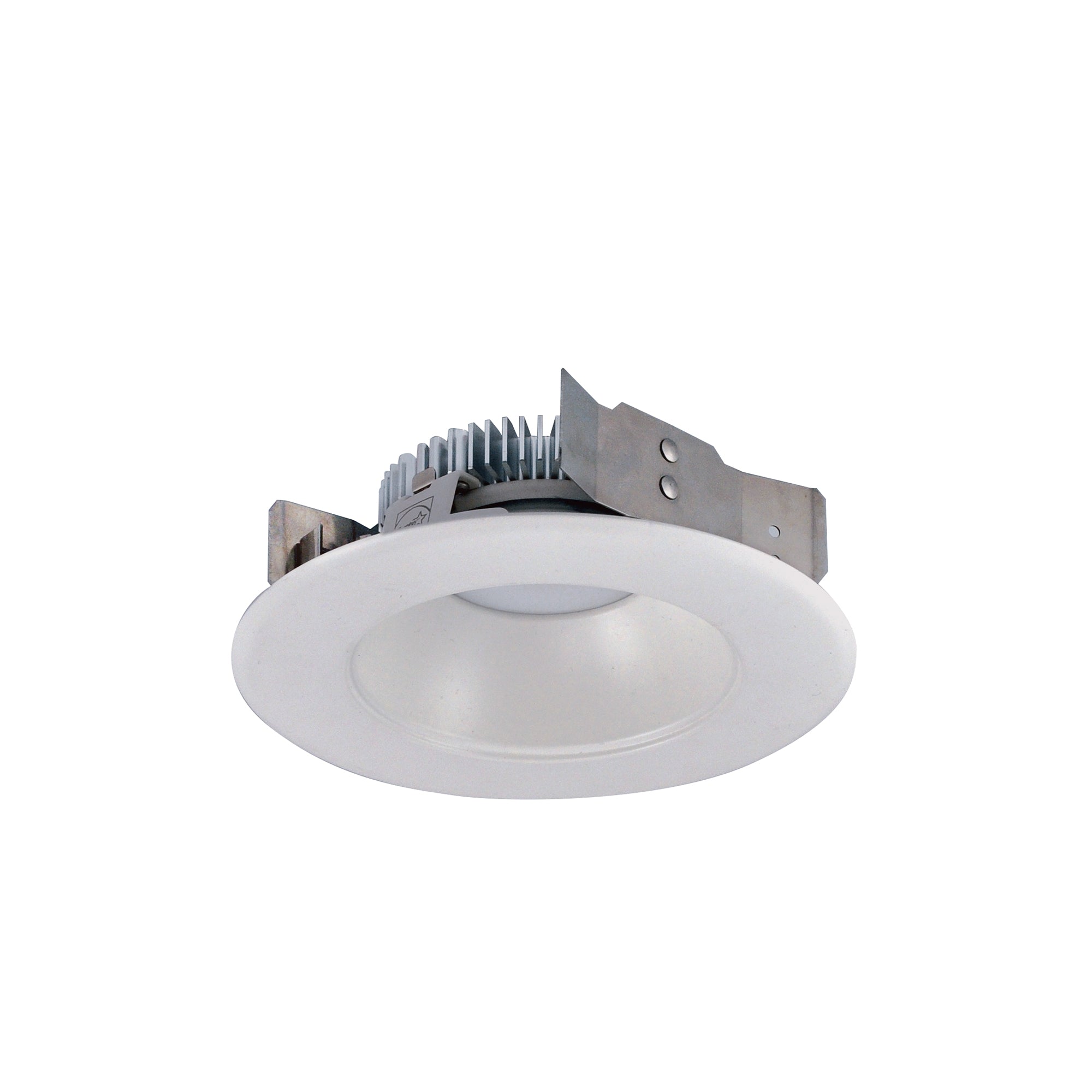 Nora Lighting NLCBS - 4W518535WW 4" Cobalt Shallow High Lumen LED Trim, Round Reflector, 850lm, 3500K, White - Sonic Electric