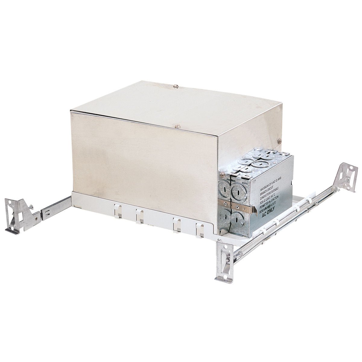 Nora Lighting NLIC - 402QSAT 4" Shallow IC AT Low Voltage Housing, 120V/12V Mag. Transformer, Max 50W - Sonic Electric
