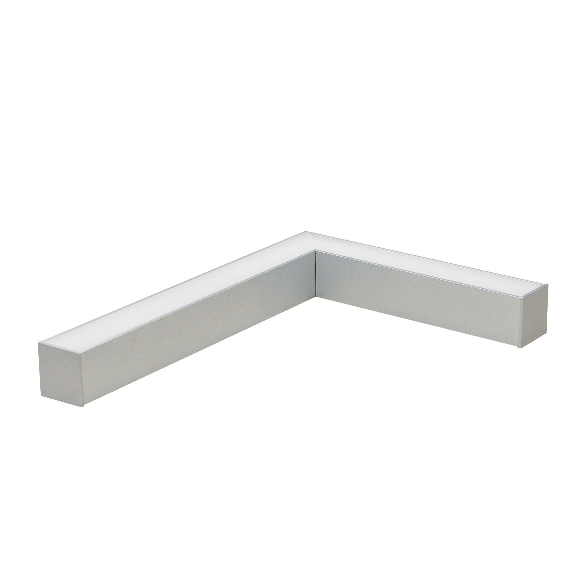 Nora Lighting NLIN - L1035A "L" Shaped L - Line LED Direct Linear w/ Dedicated CCT, 3000lm / 3500K, Aluminum Finish - Sonic Electric