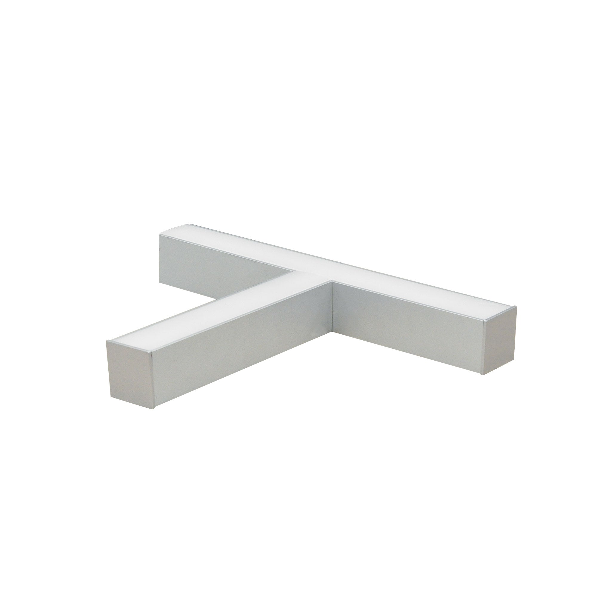 Nora Lighting NLIN - T1035A "T" Shaped L - Line LED Direct Linear w/ Dedicated CCT, 4600lm / 3500K, Aluminum Finish - Sonic Electric