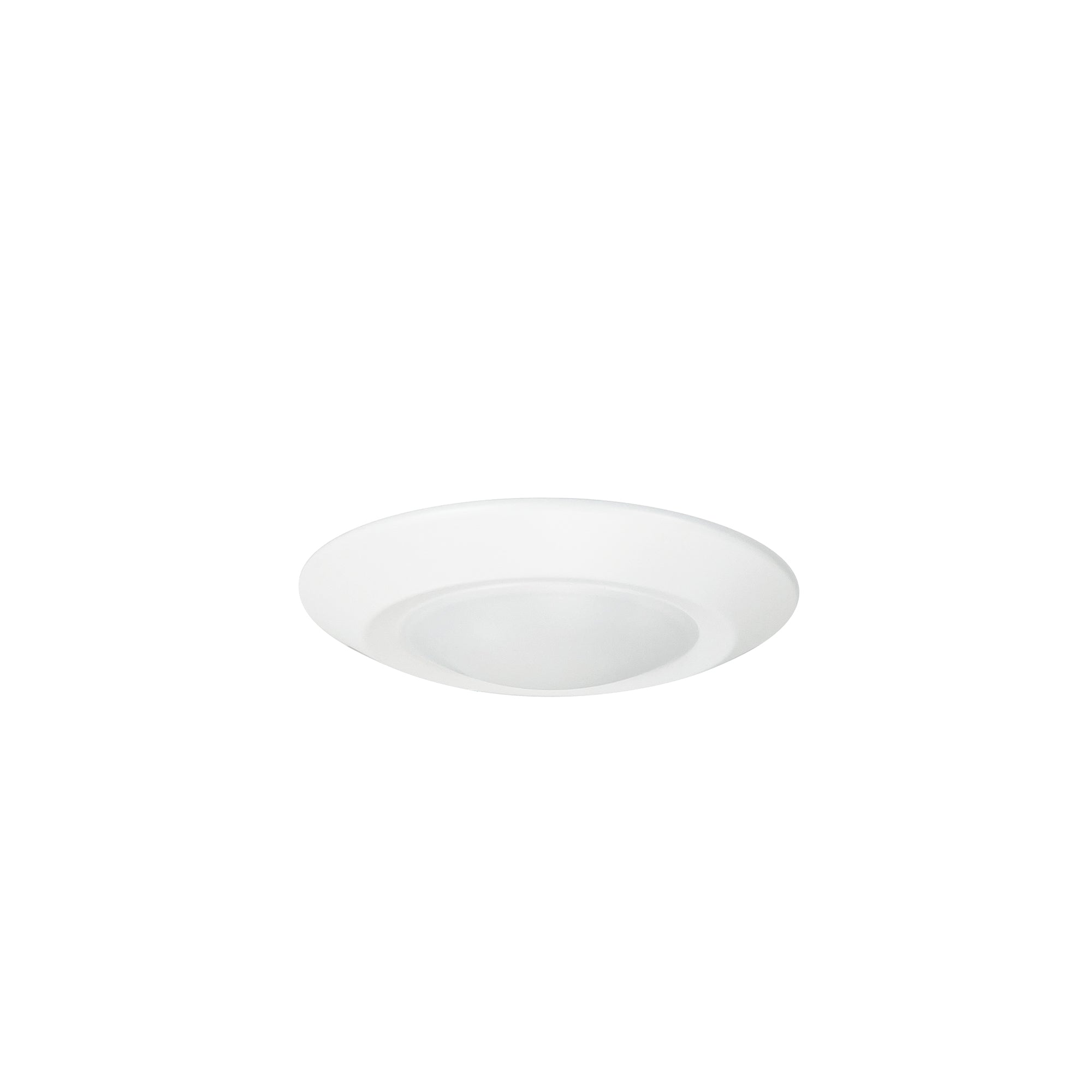 Nora Lighting NLOPAC - R4REGT2427W 4" Regressed AC Opal LED Surface Mount, 700lm / 11W, 2700K, White finish - Sonic Electric