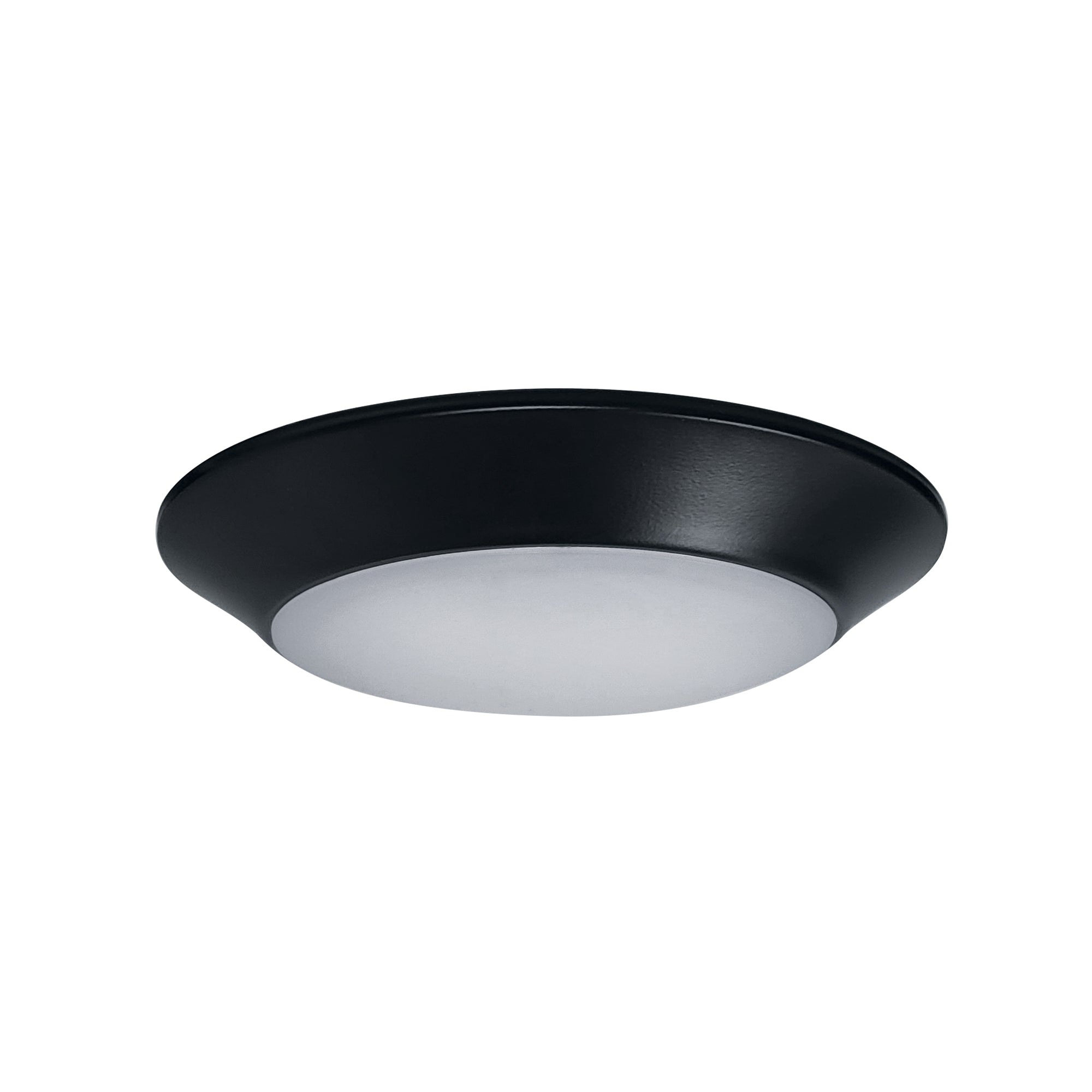 Nora Lighting NLOPAC - R4TWB 4" AC Opal LED Surface Mount, 700lm / 10W, Selectable CCT, Black finish - Sonic Electric