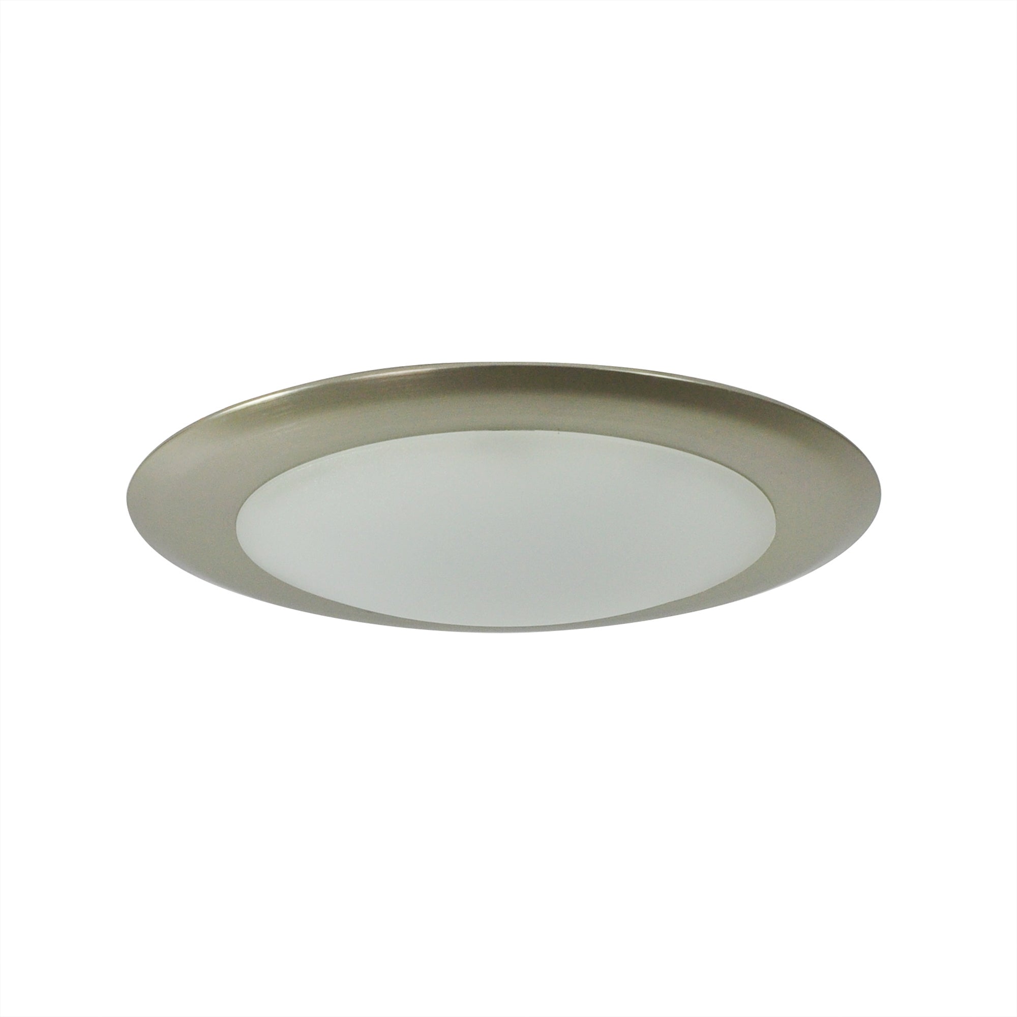 Nora Lighting NLOPAC - R6509T2427NM 6" AC Opal LED Surface Mount, 1150lm / 16.5W, 2700K, Natural Metal finish - Sonic Electric