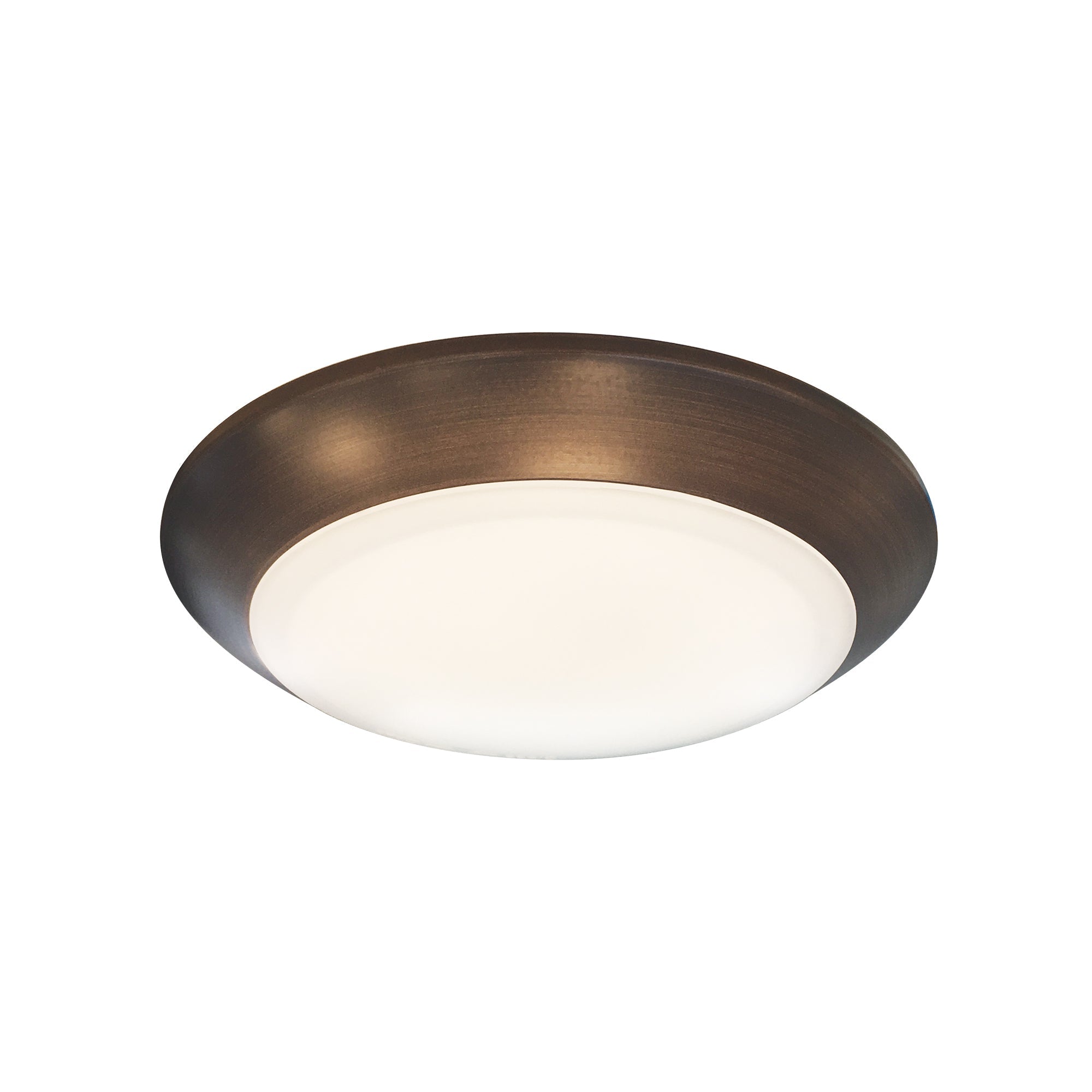 Nora Lighting NLOPAC - R6T2427BZ 6" AC T24 Opal LED Surface Mount, 1050lm / 16W, 2700K, Bronze finish - Sonic Electric