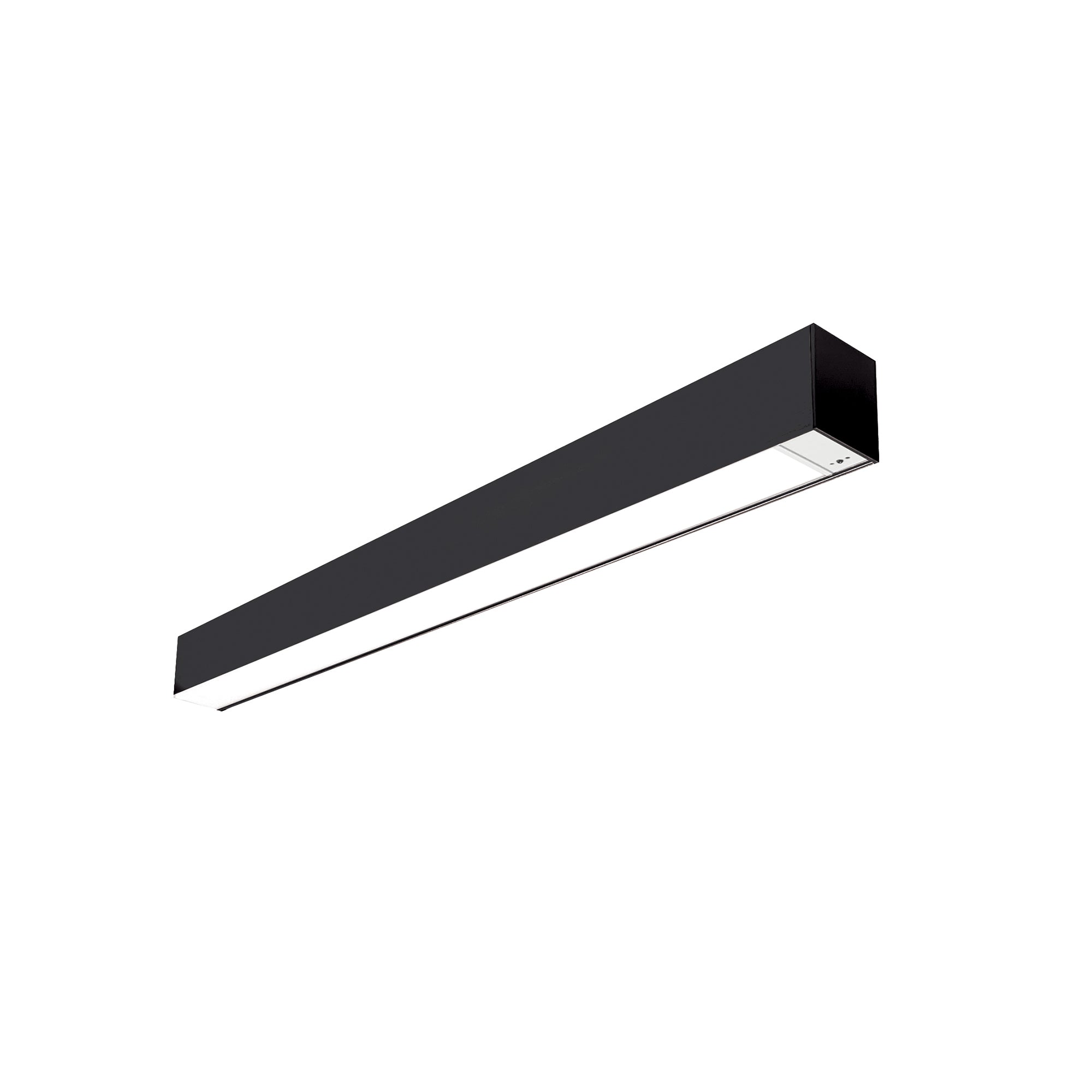 Nora Lighting NLUD - 2334B/OS 2' L - Line LED Indirect/Direct Linear, 3710lm / Selectable CCT, Black Finish, with Motion Sensor - Sonic Electric