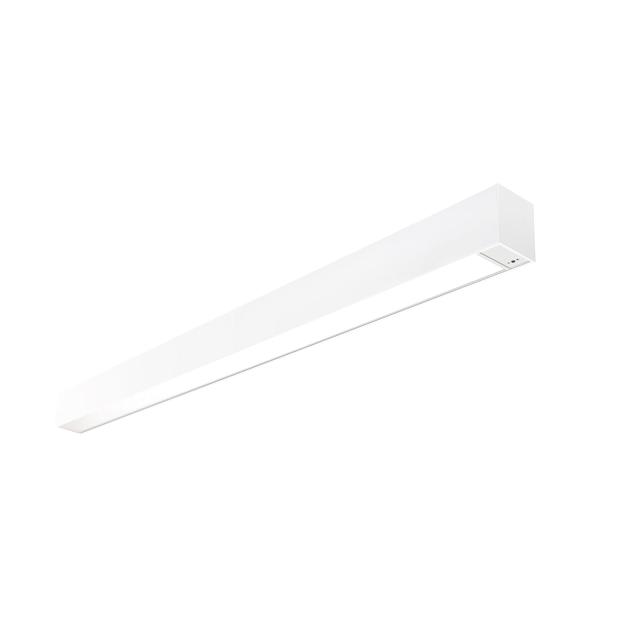 Nora Lighting NLUD - 4334W/OS 4' L - Line LED Indirect/Direct Linear, 6152lm / Selectable CCT, White Finish, with Motion Sensor - Sonic Electric