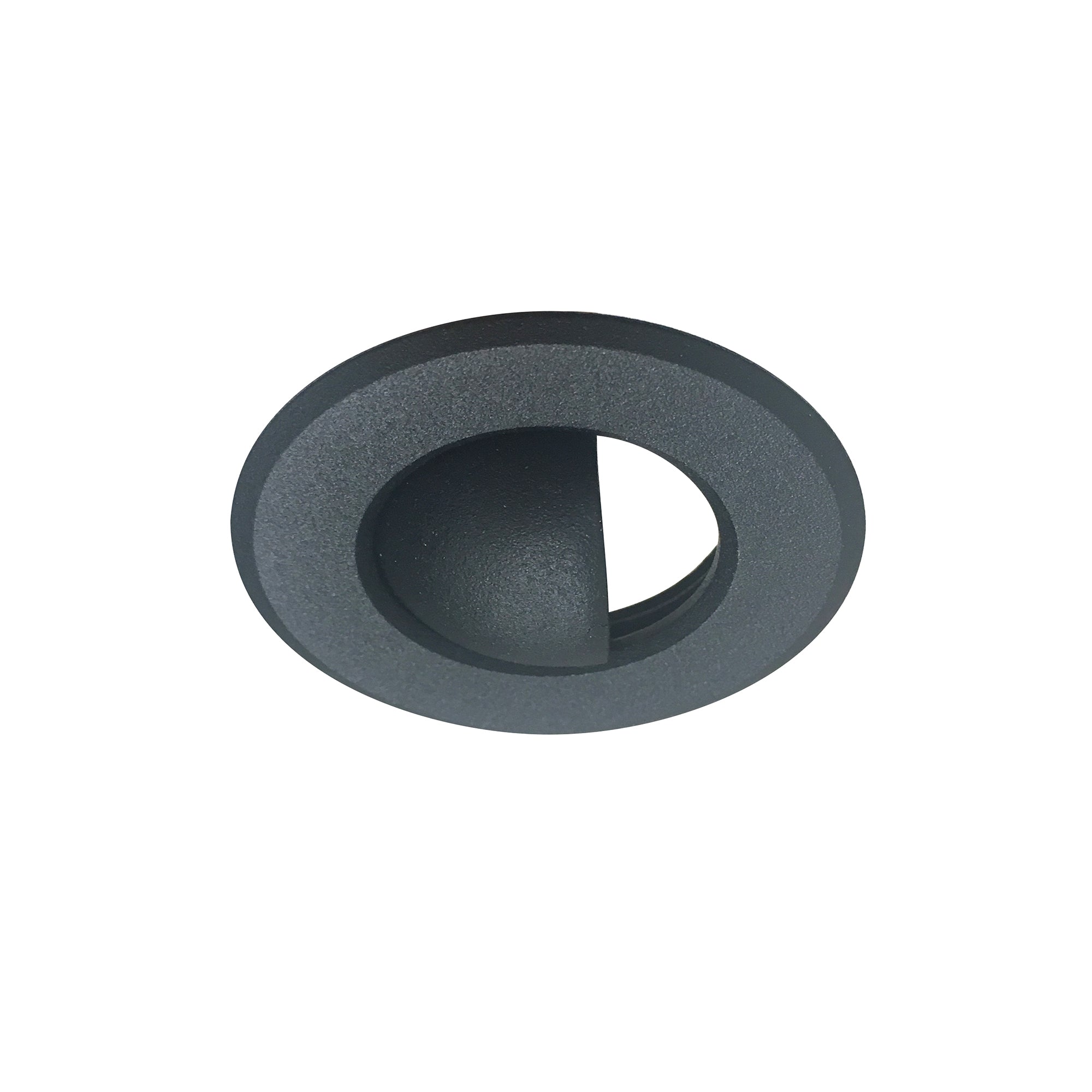 Nora Lighting NM1 - RAEYELIDB 1" Round M1 Scoop Trim, Black - Sonic Electric