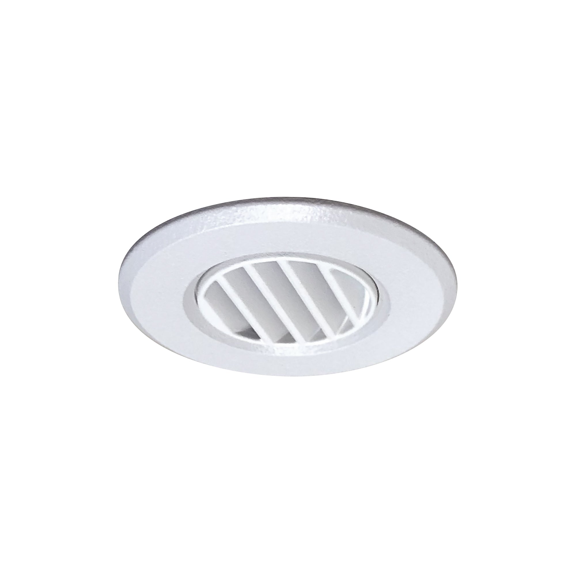 Nora Lighting NM1 - RLOUVW 1" Round M1 Louver Trim, White - Sonic Electric