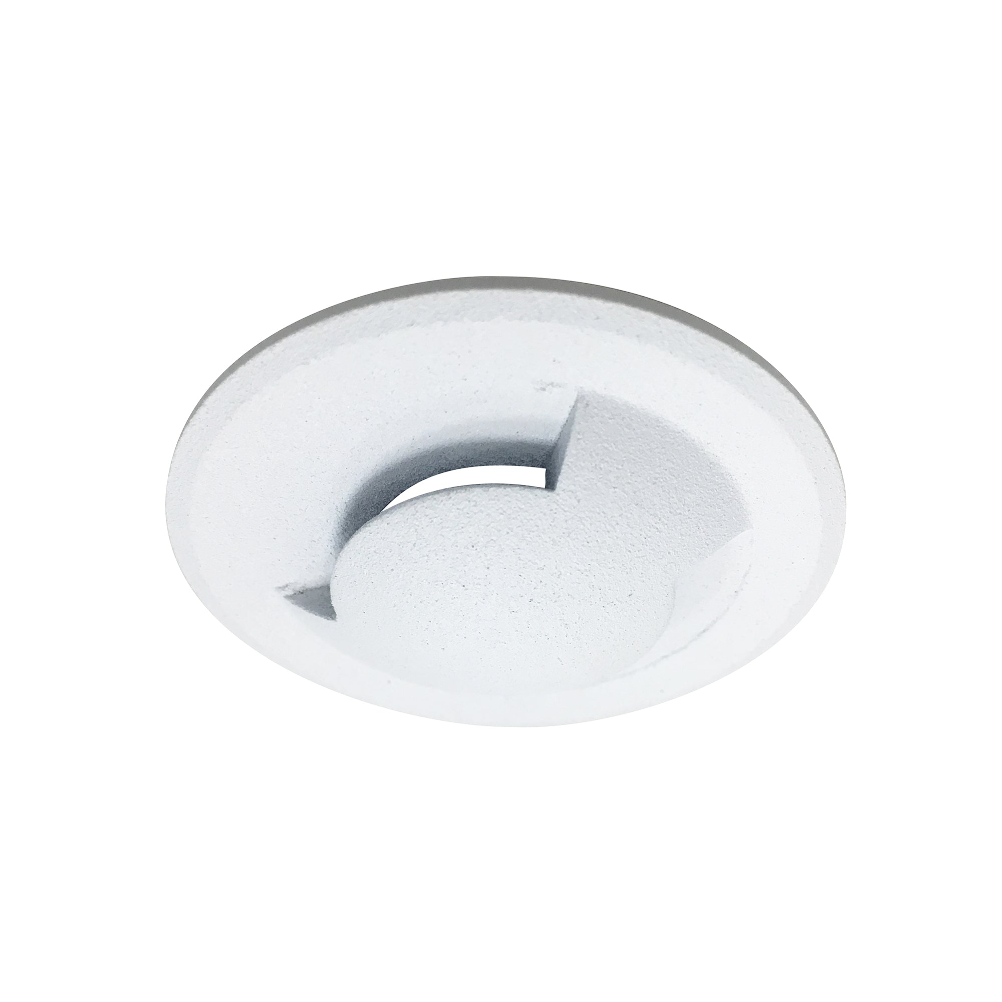 Nora Lighting NM1 - RSSDW 1" Round M1 Stainless Steel Indicator Trim, White - Sonic Electric