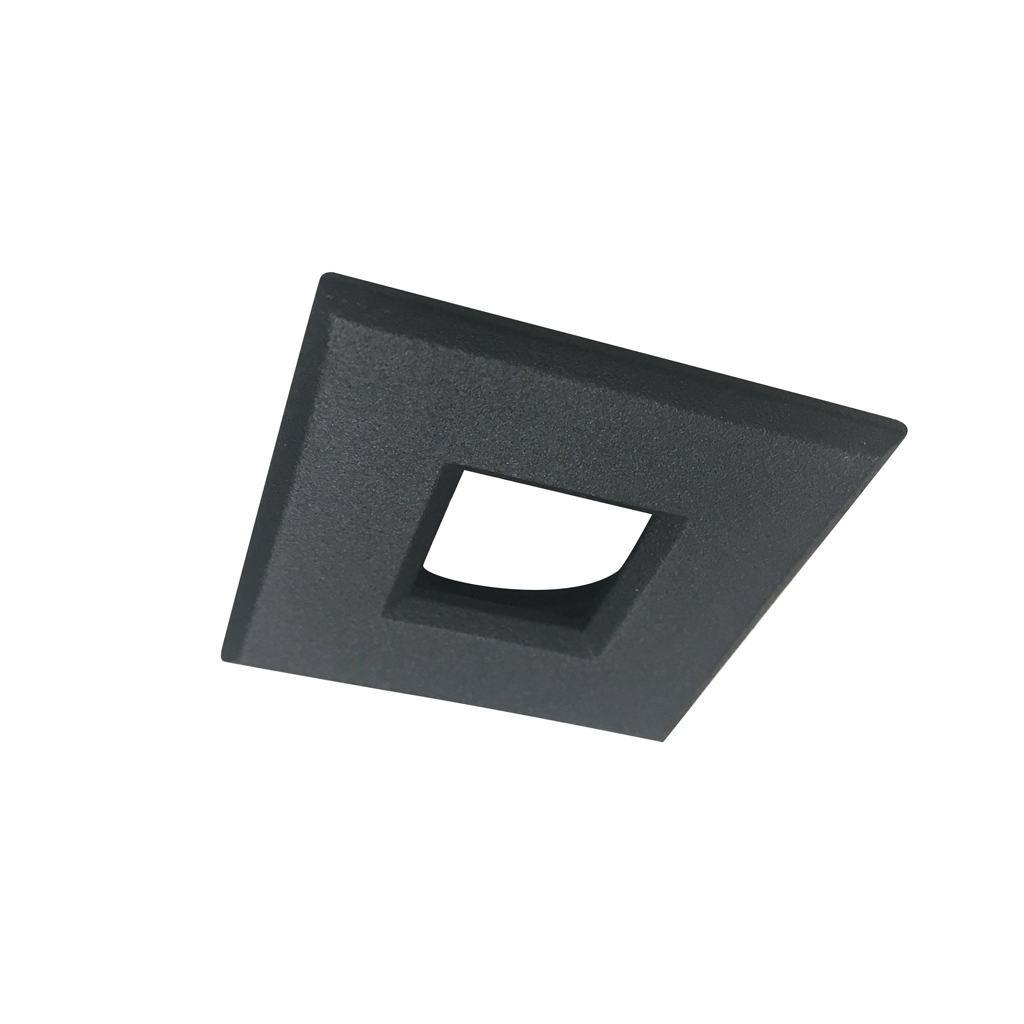 Nora Lighting NM1 - SSSB 1" Square M1 Stainless Steel Trim, Black - Sonic Electric