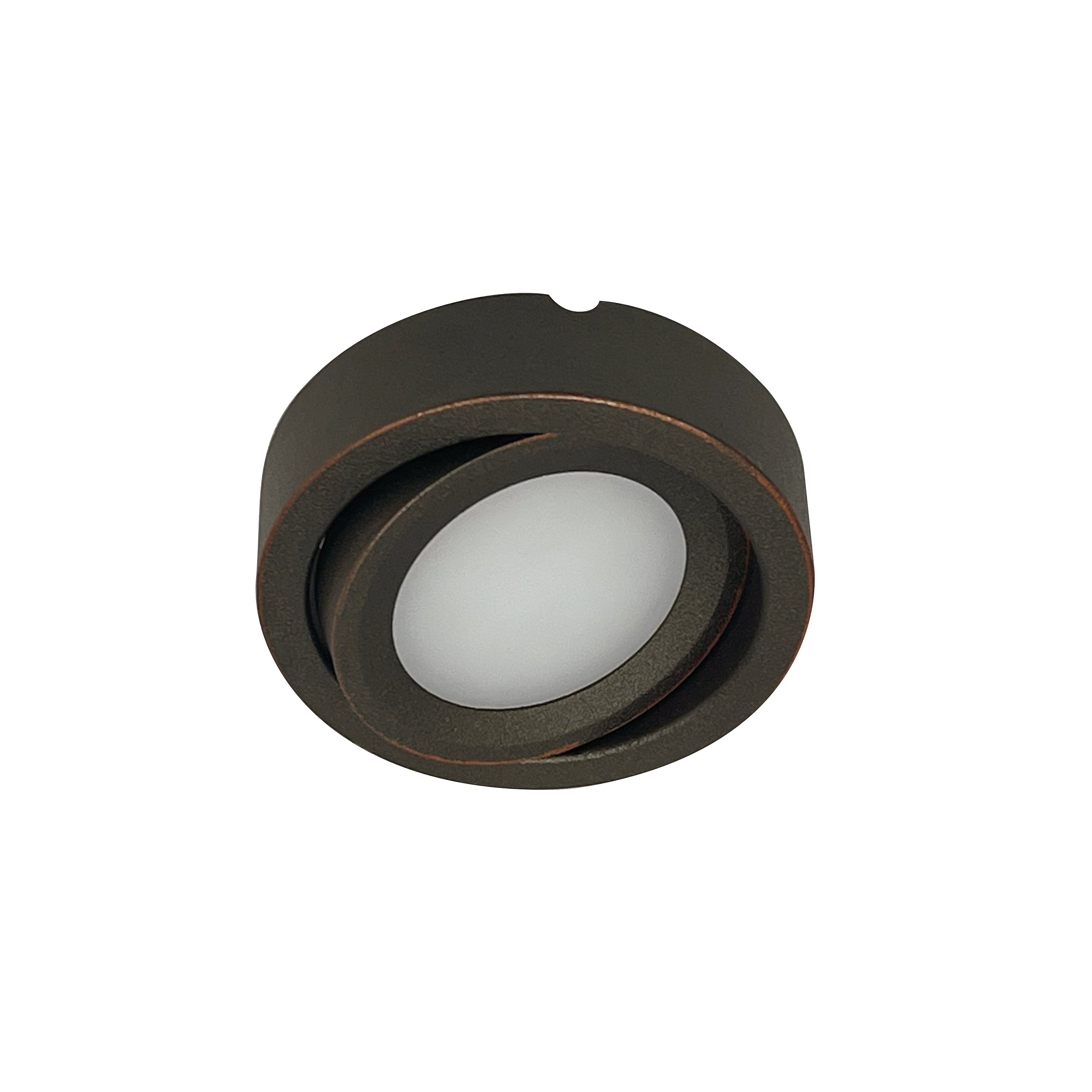 Nora Lighting NMP - A40BZ 12V Josh Adjustable LED Puck Light, 300lm / 4000K, Bronze Finish - Sonic Electric